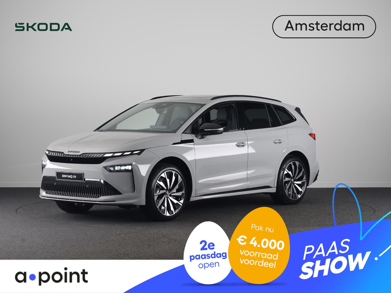 Skoda Enyaq iV - 85 Sportline 286 pk 21 inch | Head up | Lightband | Blind spot | Adaptive Cruise | Panoram - AutoWereld.nl
