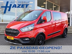 Ford Transit Custom - 320 2.0 TDCI 130 PK TRAIL DUBBEL CABINE L2H1 6-PERS. + LEDER | RAPTOR GRILLE | CARPLAY | C