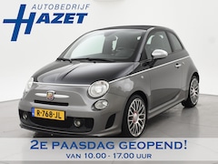 Fiat 500 Abarth - C 1.4 T-JET 135 PK TWO-TONE + ZWART LEDER | DUBBELE SPORTUITLAAT | SPORTSTOELEN