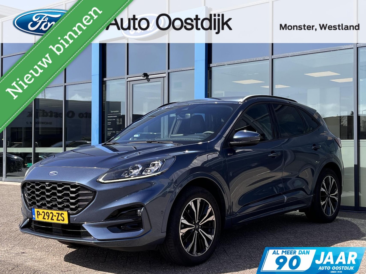 Ford Kuga - 2.5 PHEV ST-Line X 225PK Trekhaak Adaptieve Cruise Keyless Camera B&O Climate 19'' Velgen - AutoWereld.nl