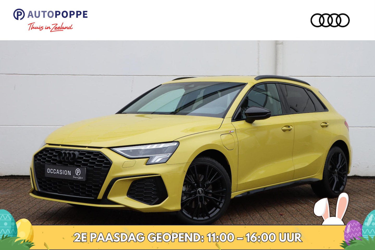Audi A3 Sportback - 40 TFSI e S Edition 204pk S-Tronic l Zwart Optiek Plus | Afneembare trekhaak - AutoWereld.nl