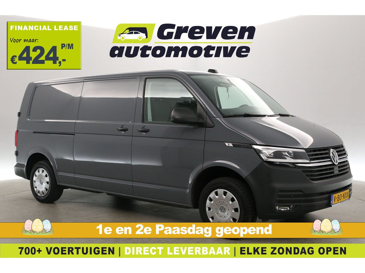 Volkswagen Transporter - 2.0 TDI L2H1 | Aut. | Airco | Carplay | Trekhaak | Stoelverw. | Parkeersens. - AutoWereld.nl