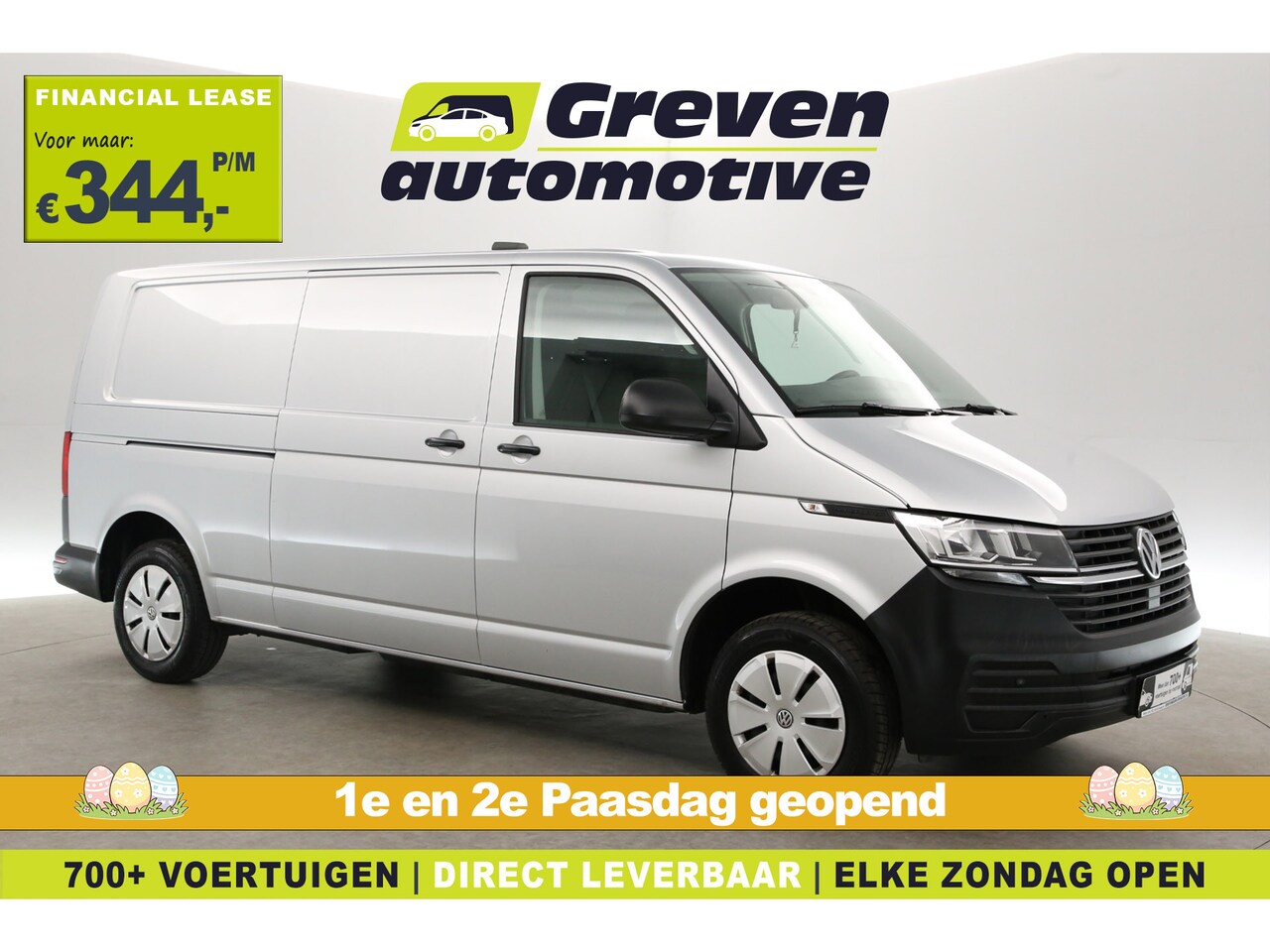 Volkswagen Transporter - T6.1 2.0 TDI L2H1 | Airco | 3 Zits | Parkeersensoren | Elektrpakket - AutoWereld.nl