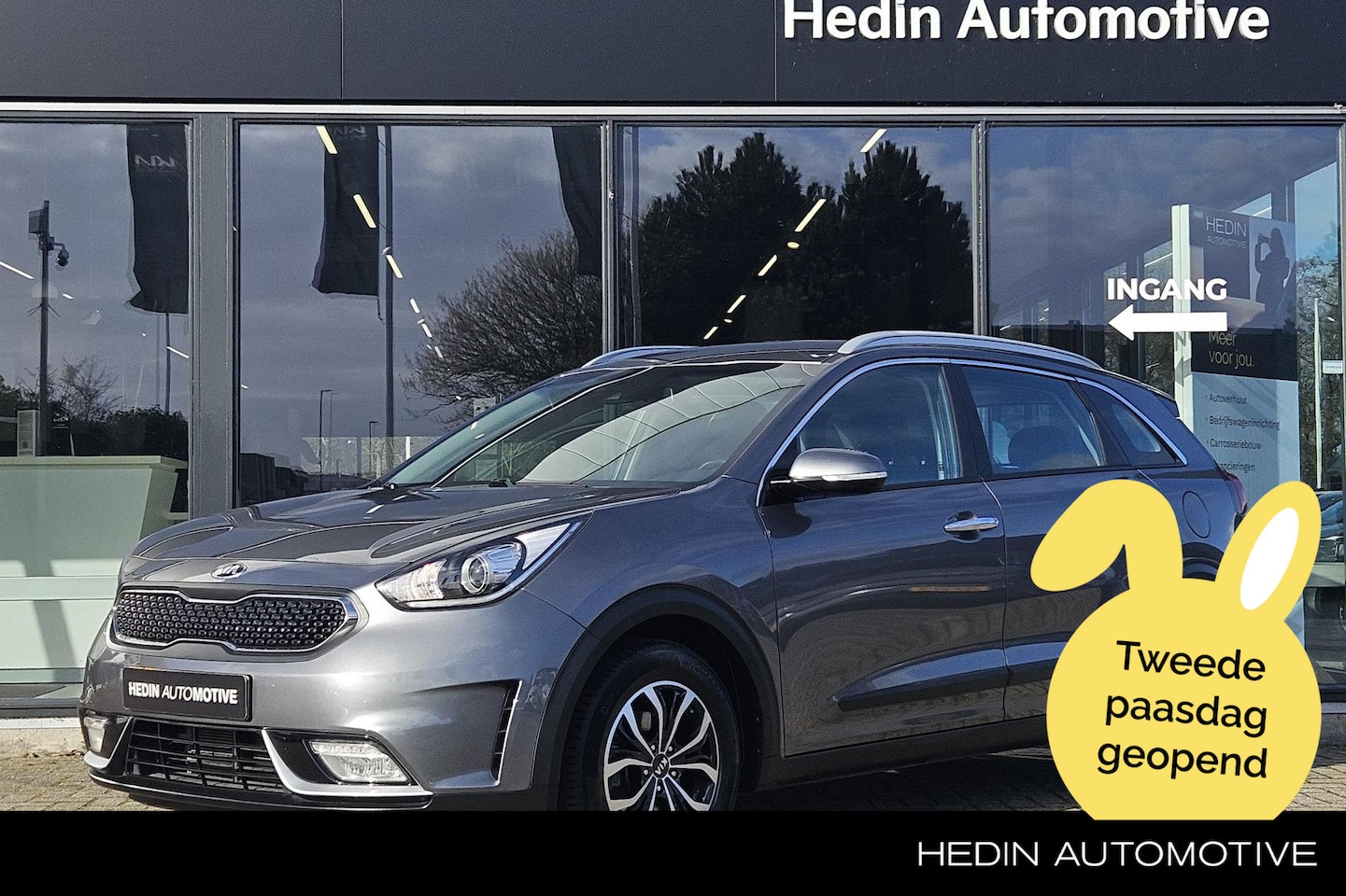 Kia Niro - 1.6 GDi Hybrid First Edition | Camera | Trekhaak | 16" velgen | Cruise control | Parkeerse - AutoWereld.nl