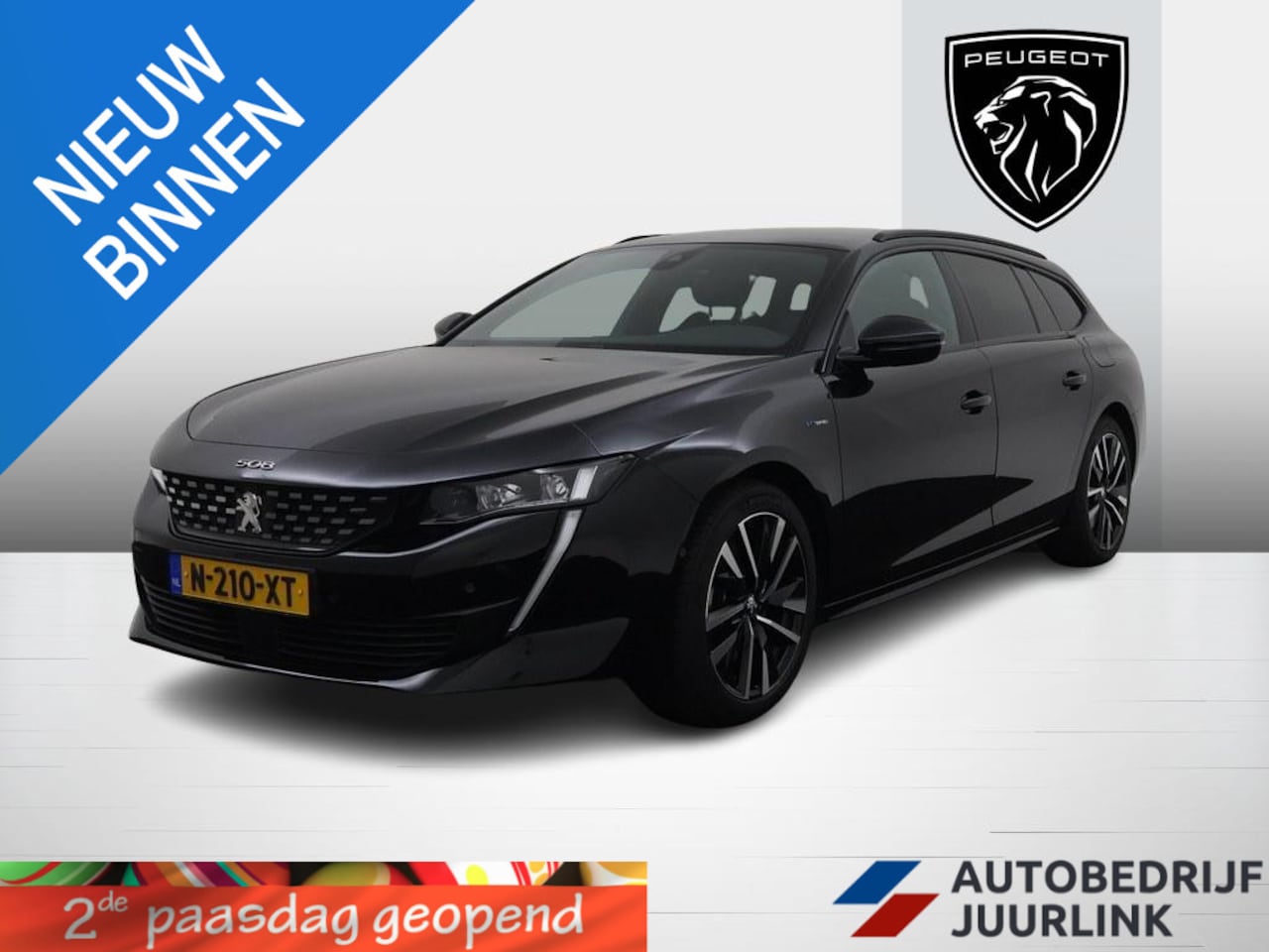 Peugeot 508 SW - 1.6T 225pk Plug-in HYbrid GT Business Leder/Nav /Winterpakket/El.Klep/Vc/CarPlay/Camera - AutoWereld.nl
