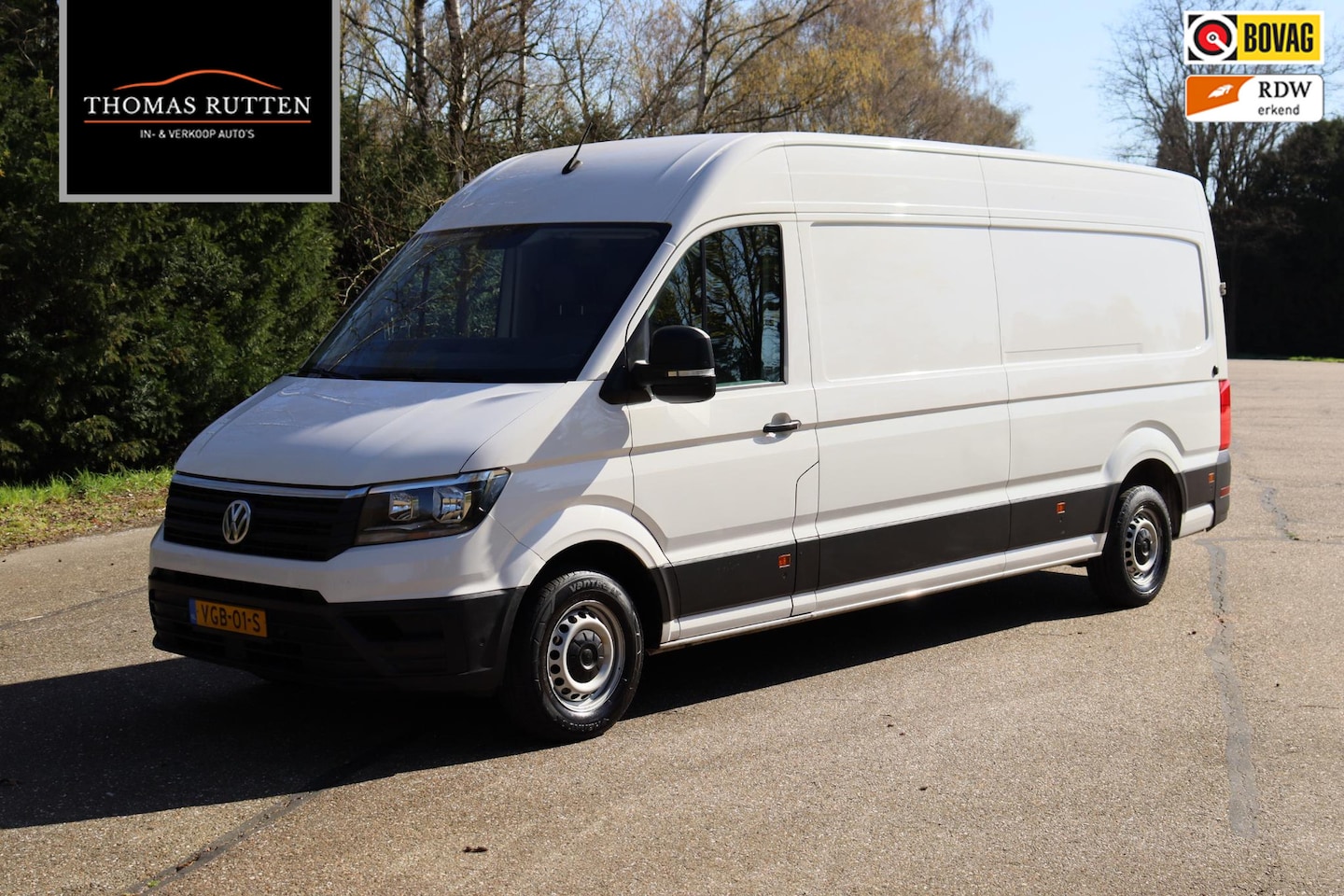 Volkswagen Crafter - 35 2.0 TDI L5H3 2018 | Parkeersensoren | Carplay | Boekjes | 2 Sleutels | Elektrische Rame - AutoWereld.nl