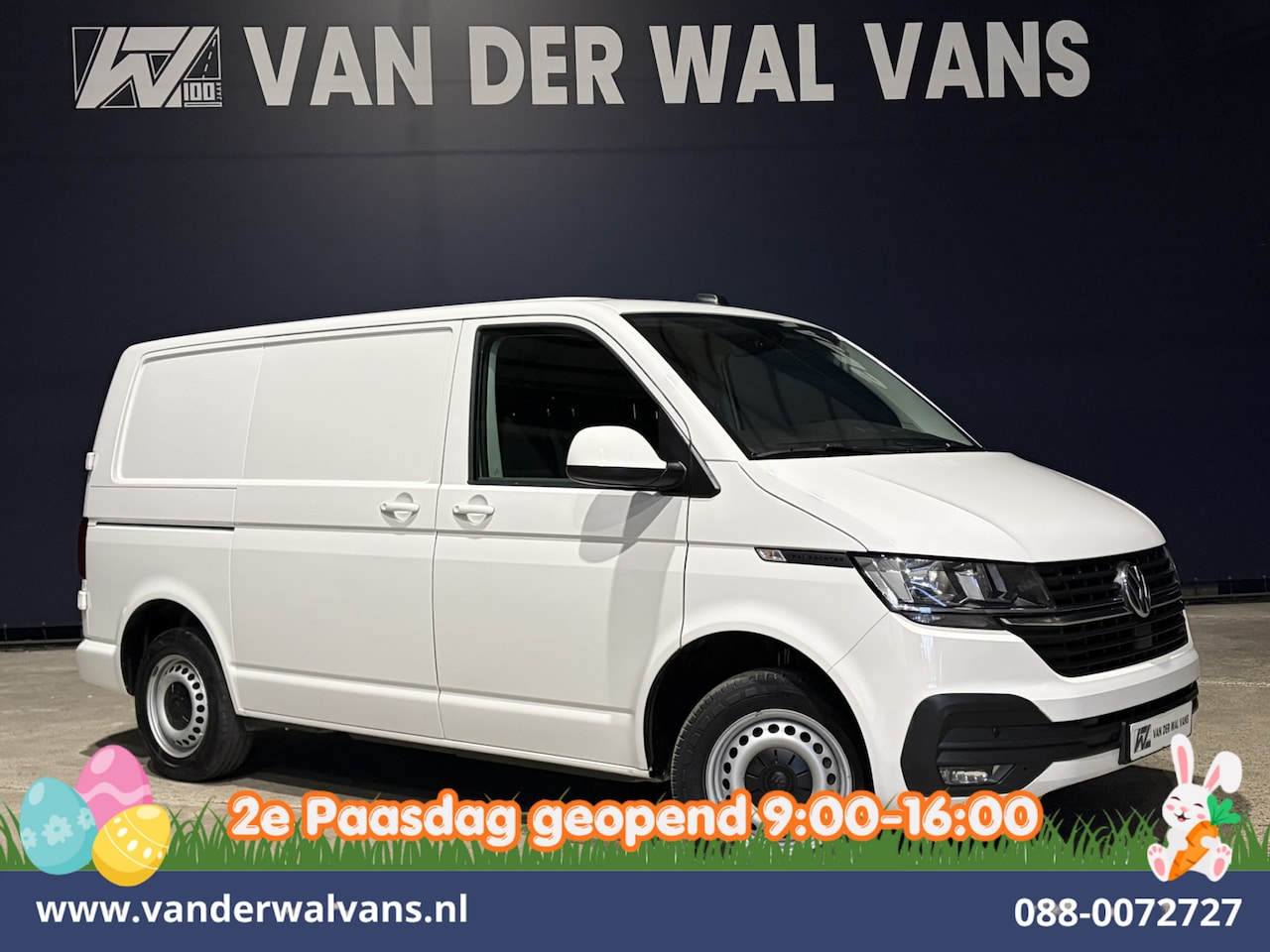 Volkswagen Transporter - 2.0 TDI 150pk Automaat L1H1 Euro6 Airco | Camera | Apple Carplay | Cruisecontrol Android A - AutoWereld.nl