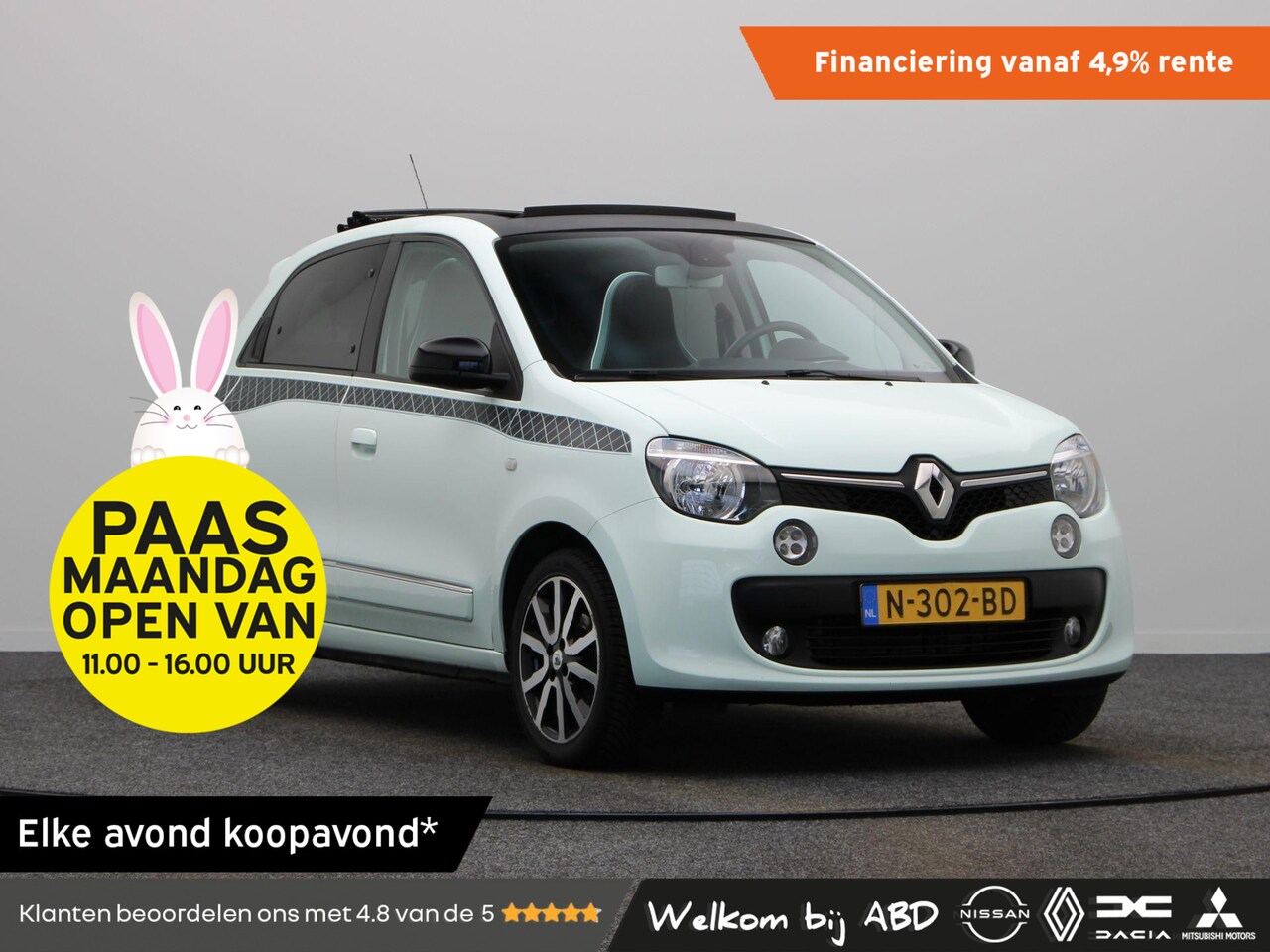 Renault Twingo - 90pk TCe Intens ''La Parisiene'' | Stoffen vouwdak | Achteruitrijcamera | LMV | Climate co - AutoWereld.nl