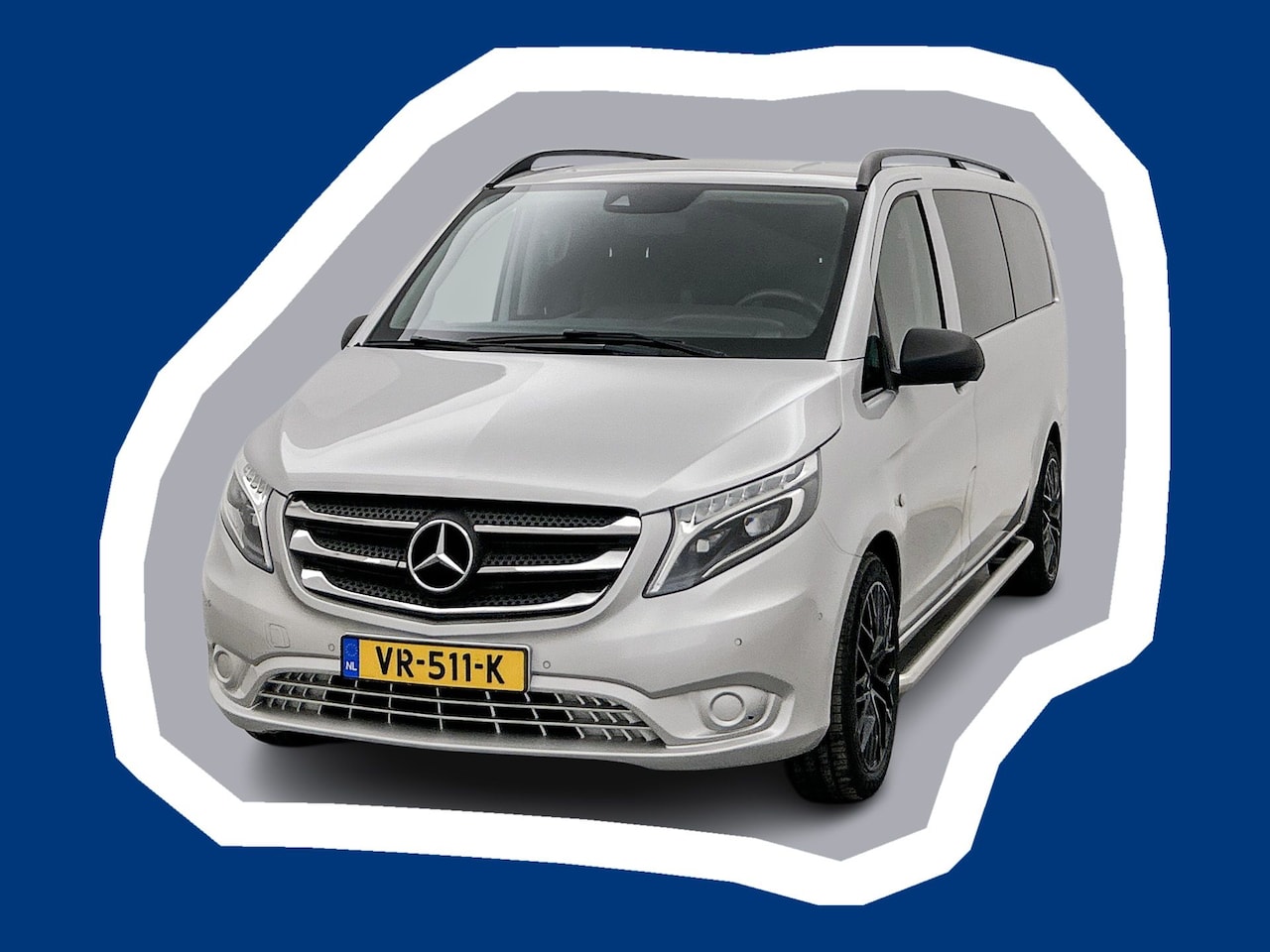 Mercedes-Benz Vito - 116 CDI Extra Lang DC Comfort Led Dubbele cabine Navigatie Camera Trekhaak Sensoren V+A - AutoWereld.nl