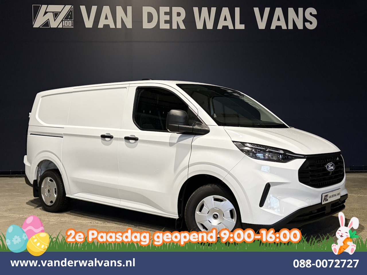 Ford Transit Custom - 2.0 TDCI 111pk L1H1 Fabrieksgarantie Euro6 Airco | Camera | LED | Apple Carplay | Cruiseco - AutoWereld.nl