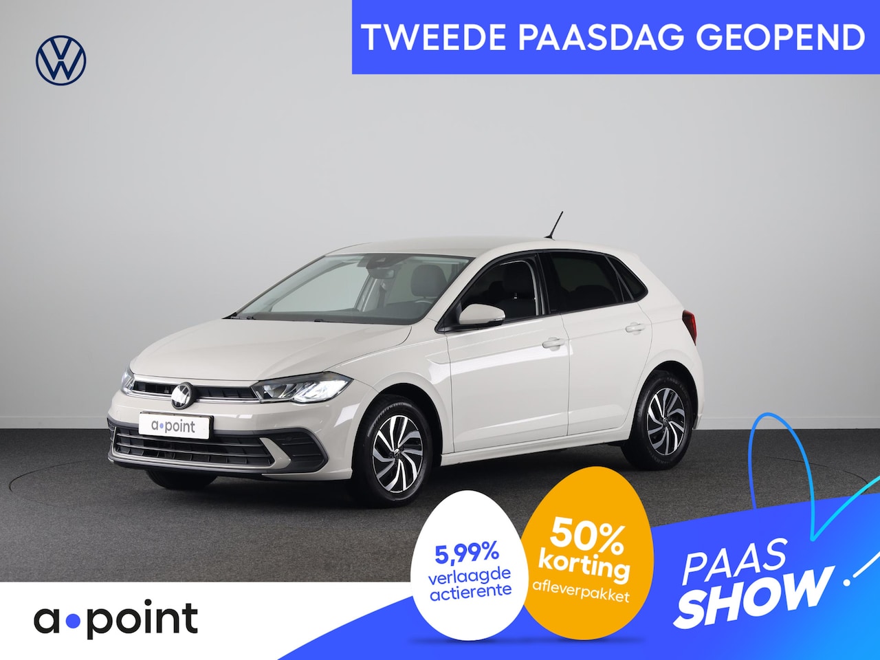 Volkswagen Polo - 1.0 TSI Life 95 PK | Verlengde garantie | Navigatie via App | Parkeersensoren achter | Ach - AutoWereld.nl
