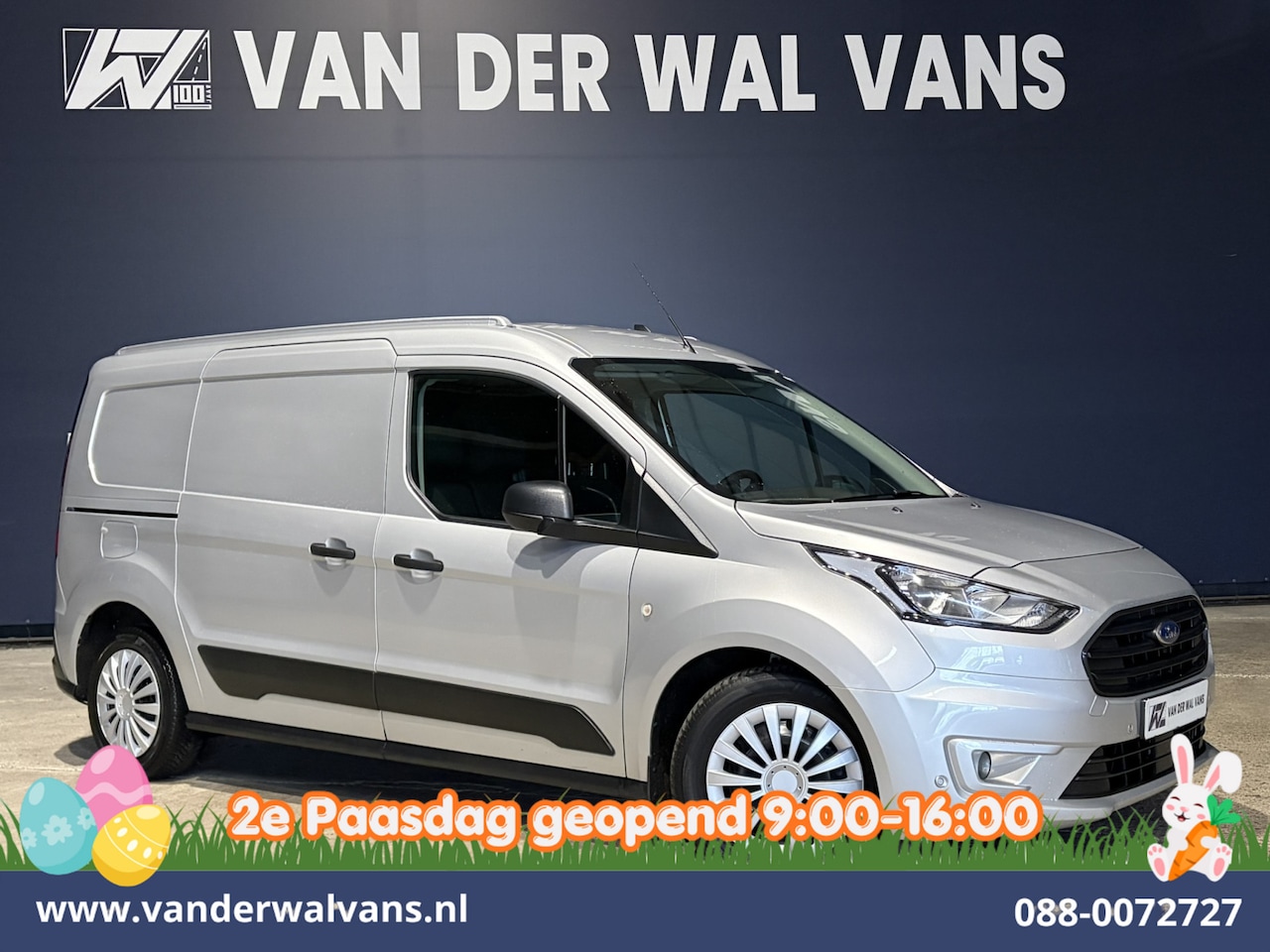 Ford Transit Connect - 1.5 EcoBlue 100pk L2H1 Euro6 Airco | 3-Zits | Camera | Navigatie | Verwarmde voorruit Park - AutoWereld.nl