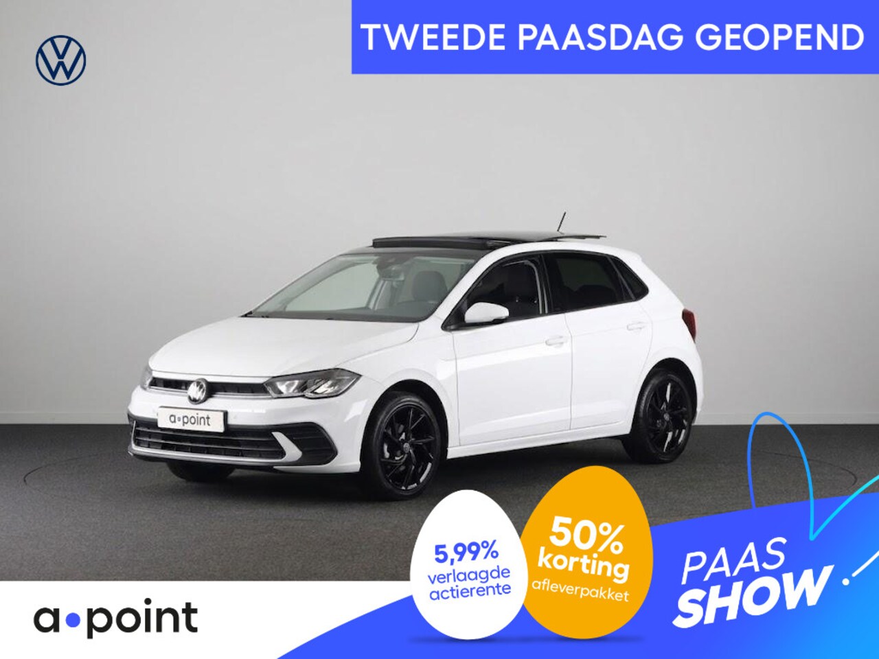 Volkswagen Polo - 1.0 TSI Life 95 pk | Navigatie via App | Panoramadak | 17" LM velgen | Parkeersensoren | A - AutoWereld.nl