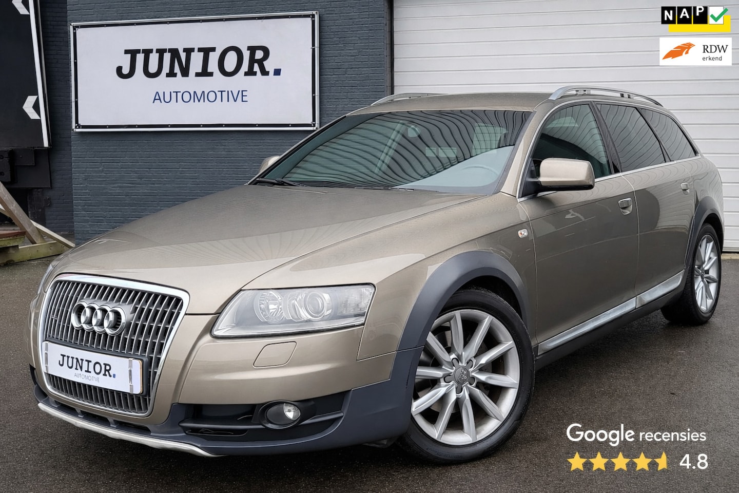 Audi A6 allroad quattro - 2.7 TDI AUTO./LEDER/NAVI/STOELVERWARMING/CRUISE/CLIMA - AutoWereld.nl