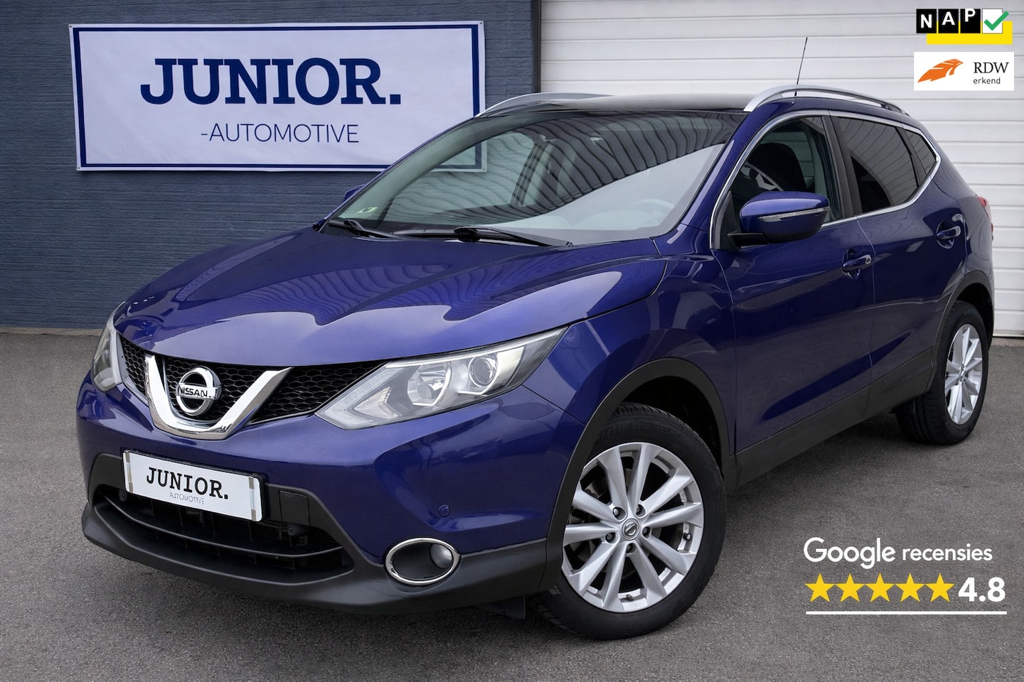 Nissan Qashqai - 1.2 Connect Edition PANO/CRUISE/CAMERA/CLIMA/NAP! - AutoWereld.nl