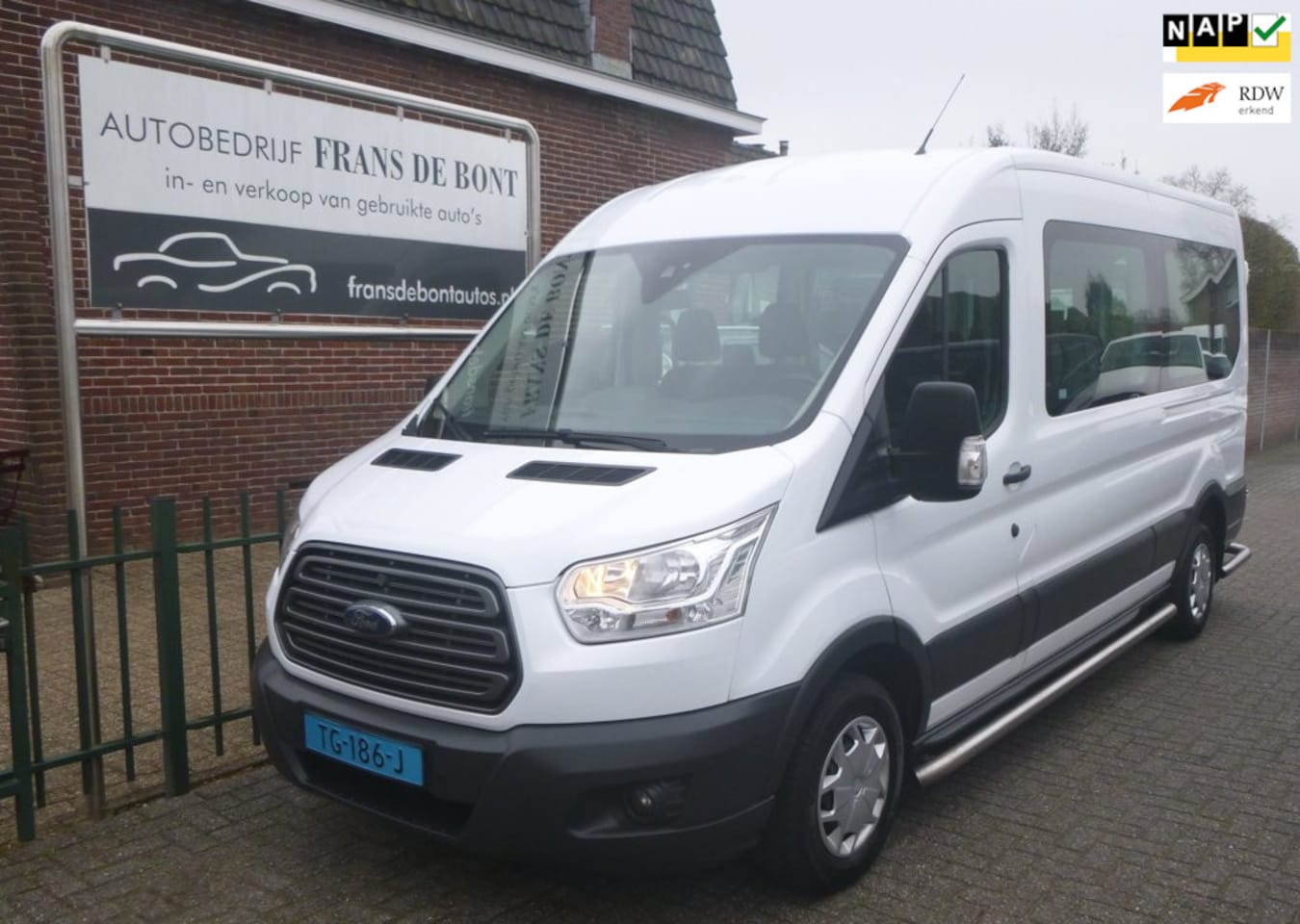 Ford Transit Kombi - 310 2.0 TDCI L3H2 Trend AIRCO 9 PERSOONS € 10.750 EX BTW - AutoWereld.nl
