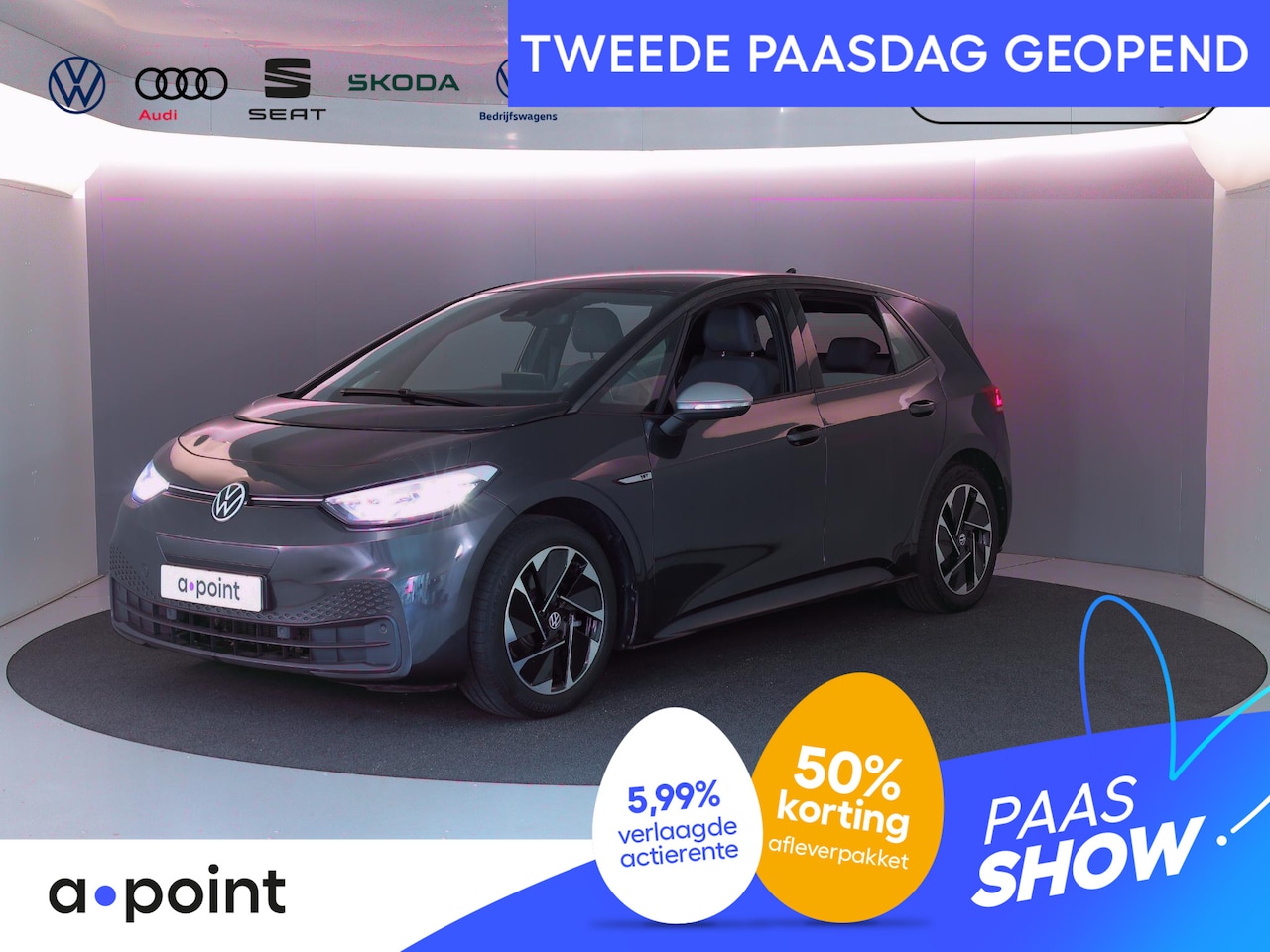 Volkswagen ID.3 - First 58 kWh 93% SOH | 204 pk | Navigatie | Parkeersensoren | Adaptieve cruise control | S - AutoWereld.nl