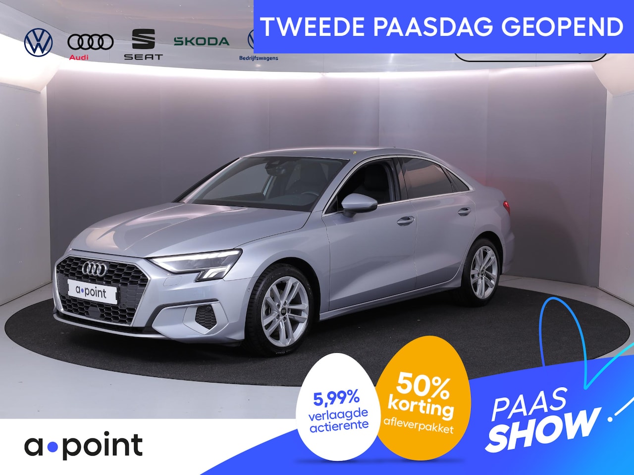 Audi A3 Limousine - 30 TFSI Advanced edition 110 pk S-tronic | Navigatie | Parkeersensoren (Park assist) | App - AutoWereld.nl