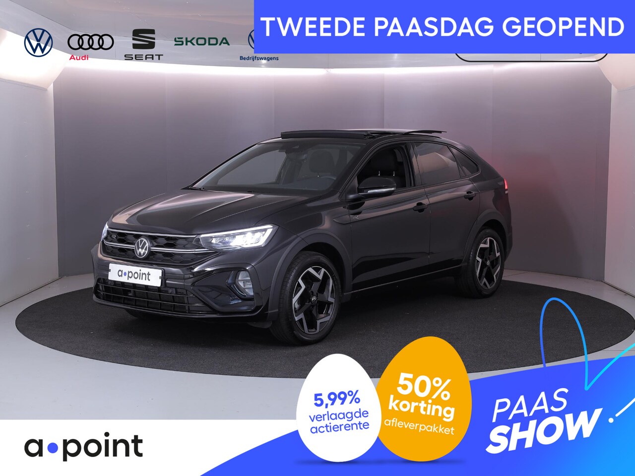 Volkswagen Taigo - 1.0 TSI R-Line 115PK | Panorama dak | Navigatie via app | Parkeersensoren | Automatische a - AutoWereld.nl