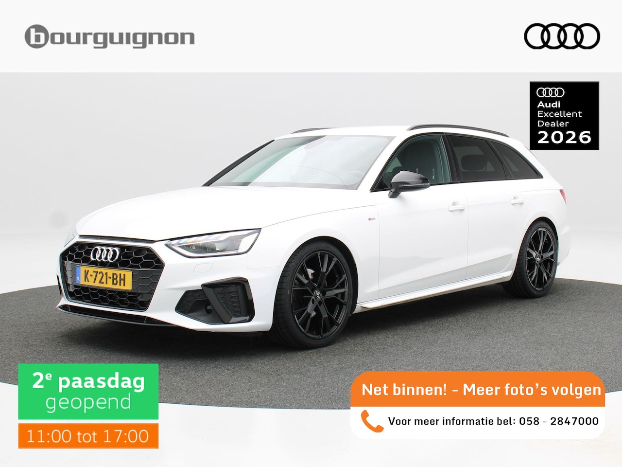 Audi A4 Avant - 35 TFSi 150 Pk Automaat S-Line | Full LED | Zwart Optiek | Camera | 18 Inch | Navigatie | - AutoWereld.nl