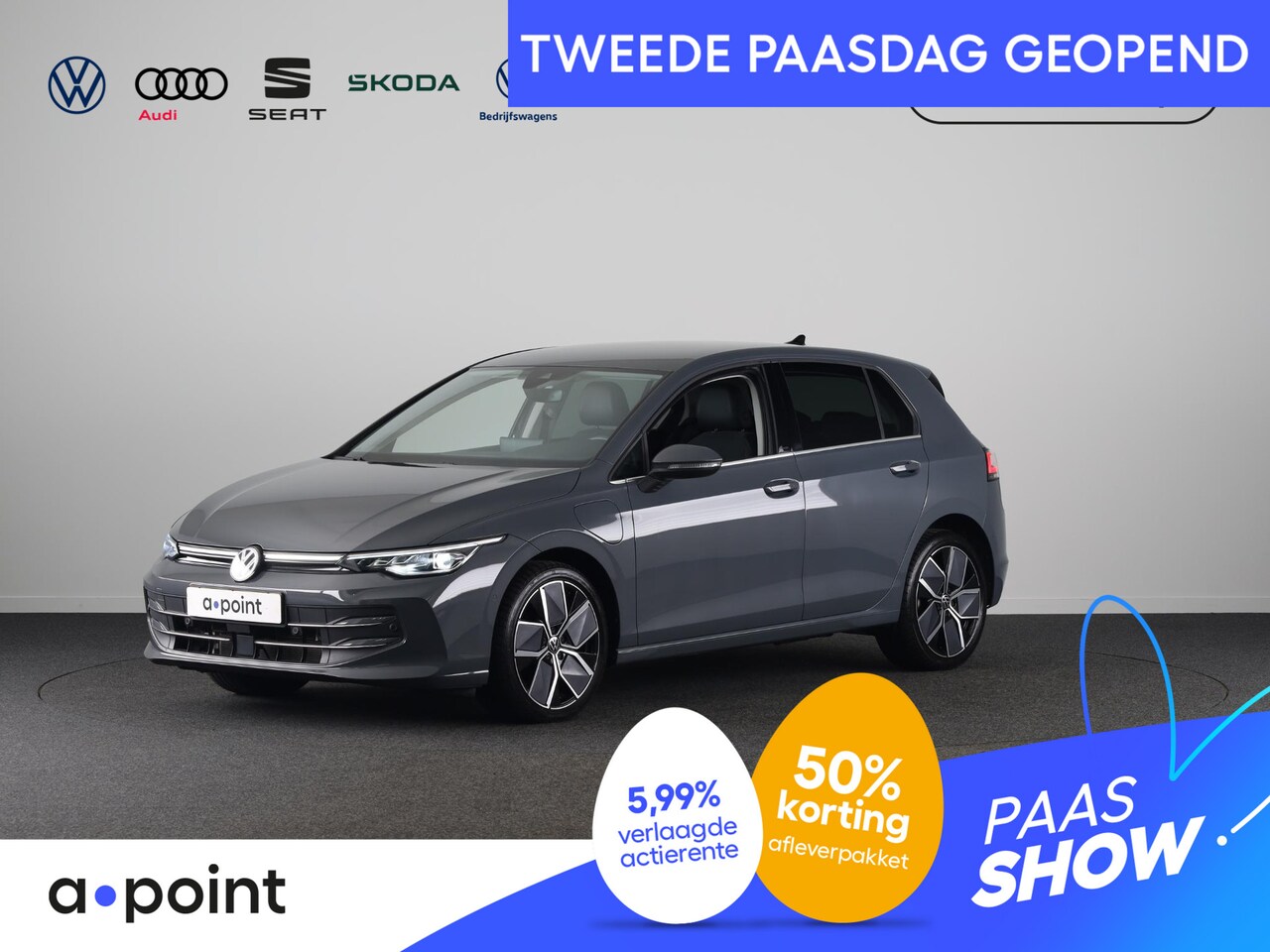 Volkswagen Golf - 1.5 eHybrid Style Edition 204 pk Automaat (DSG) | Verlengde garantie | Navigatie via App | - AutoWereld.nl