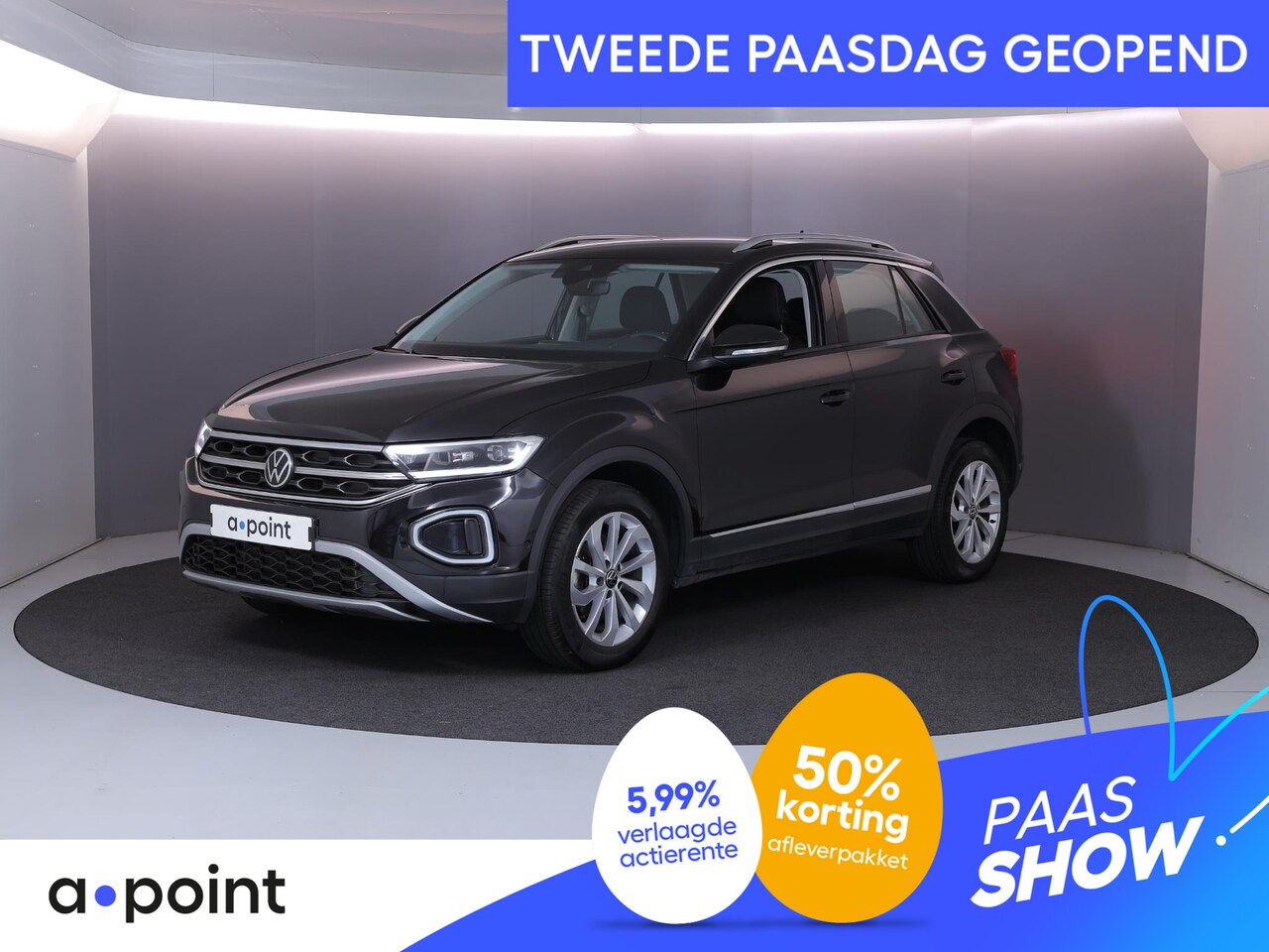 Volkswagen T-Roc - 1.5 TSI Style 150 pk Automaat (DSG) | Navigatie via App | Parkeersensoren (Park assist) | - AutoWereld.nl