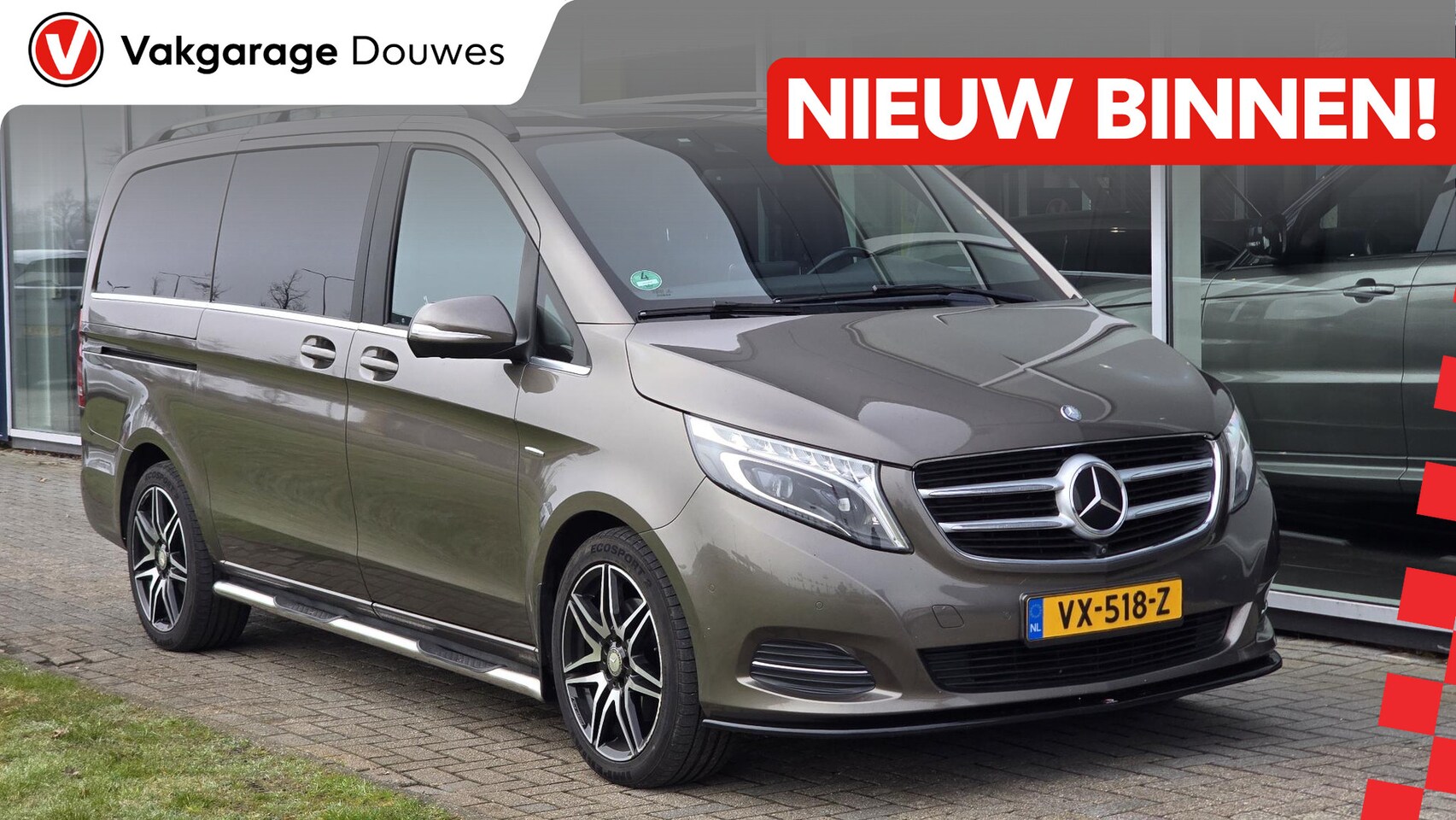 Mercedes-Benz V-klasse - 250d Lang DC Avantgarde | NAP | Rolstoelbus | 5+1 zitplaatsen | Luxe | Leder | ACC | 360° - AutoWereld.nl