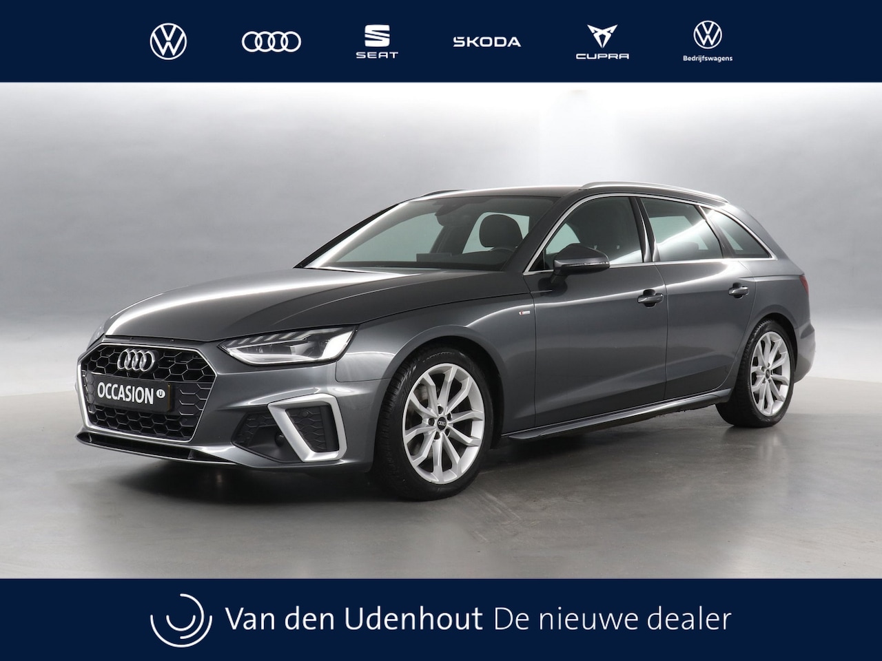 Audi A4 Avant - 35 TFSI 150pk S Edition S-Tronic / Navigatie / Cruise Control / Sfeerverlichting - AutoWereld.nl