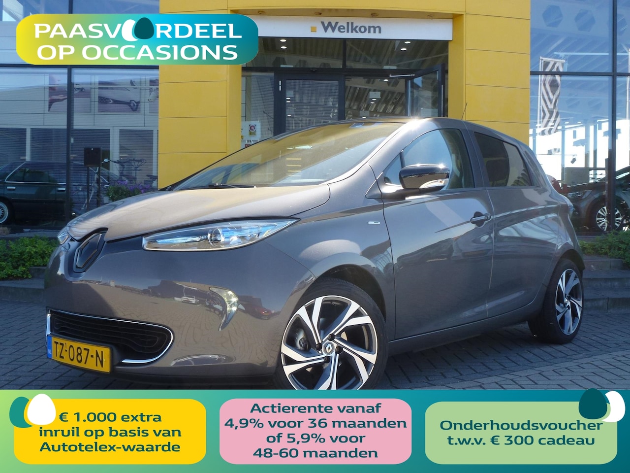 Renault Zoe - R110 (Batterijhuur) Bose Z.E. 40 / Vol Leder / Stoelverwarming / Camera / NL Auto - AutoWereld.nl