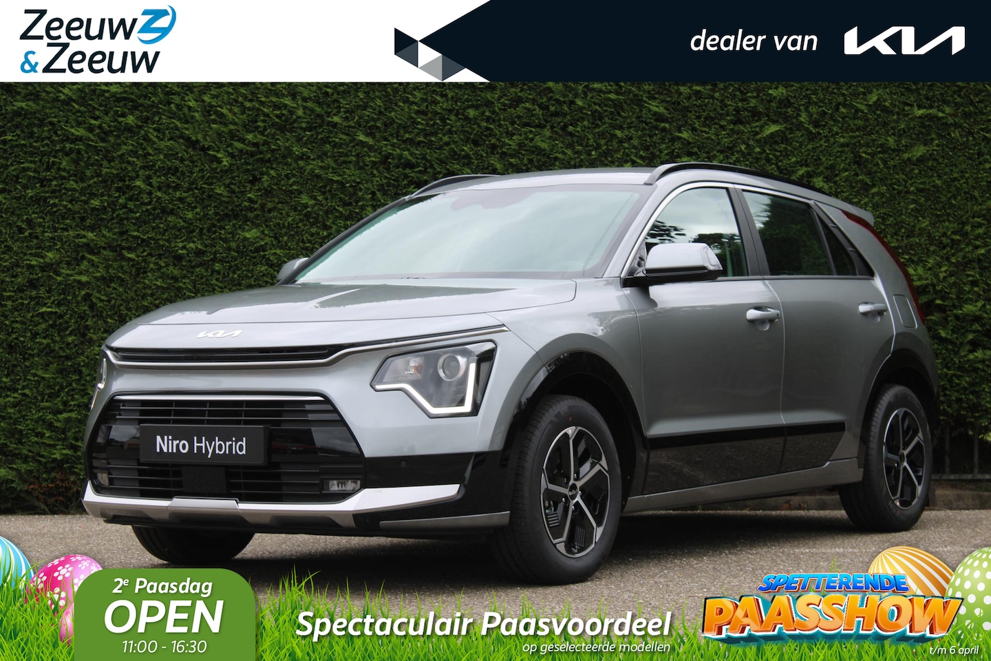 Kia Niro - 1.6 GDi Hybrid DynamicLine | Enkele kleuren op voorraad bel voor info | NU MET €3.000 inru - AutoWereld.nl