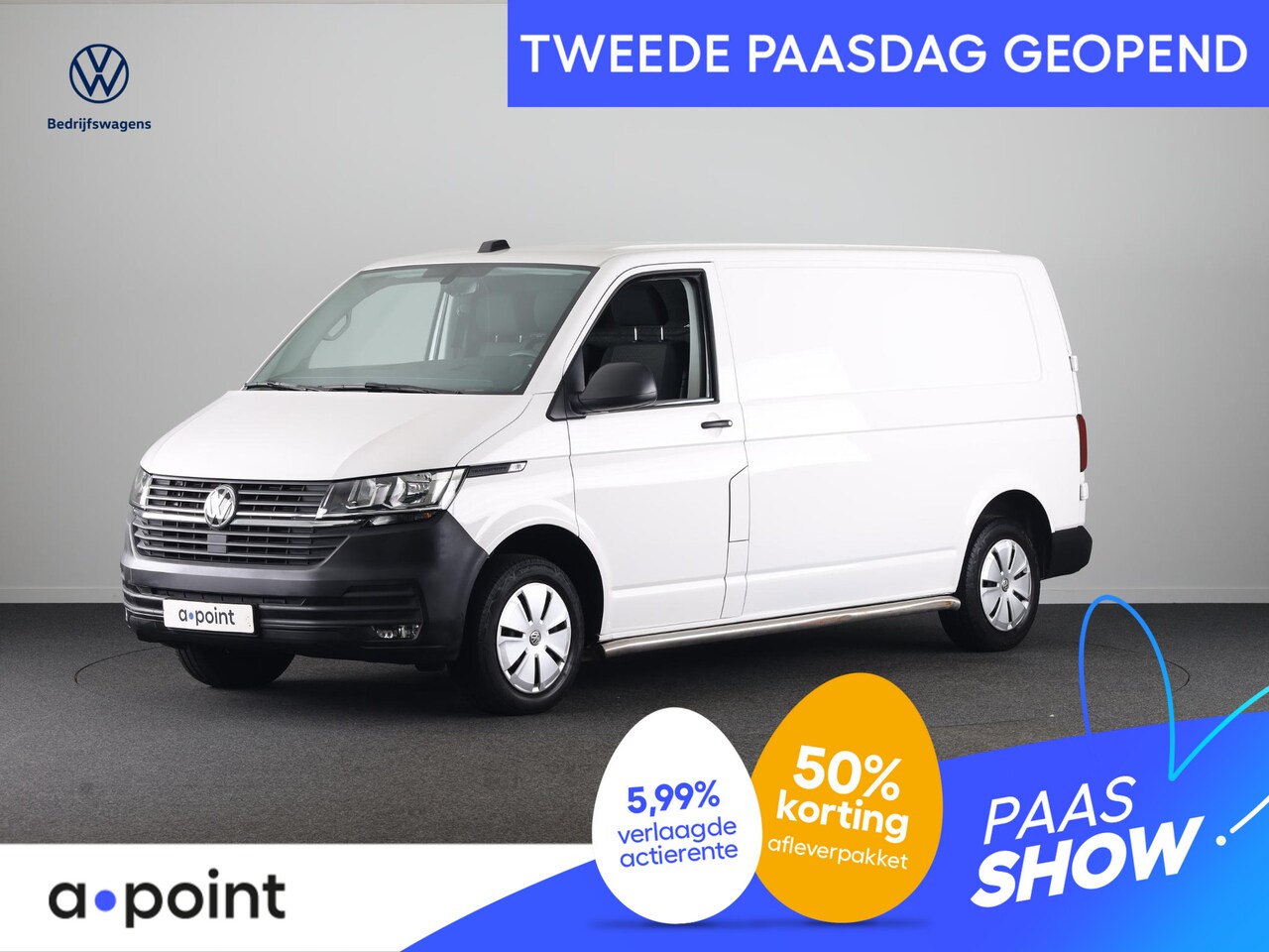 Volkswagen Transporter - 2.0 TDI L2H1 28 Comfortline 110 pk | Verlengde garantie | Navigatie via App | Parkeersenso - AutoWereld.nl