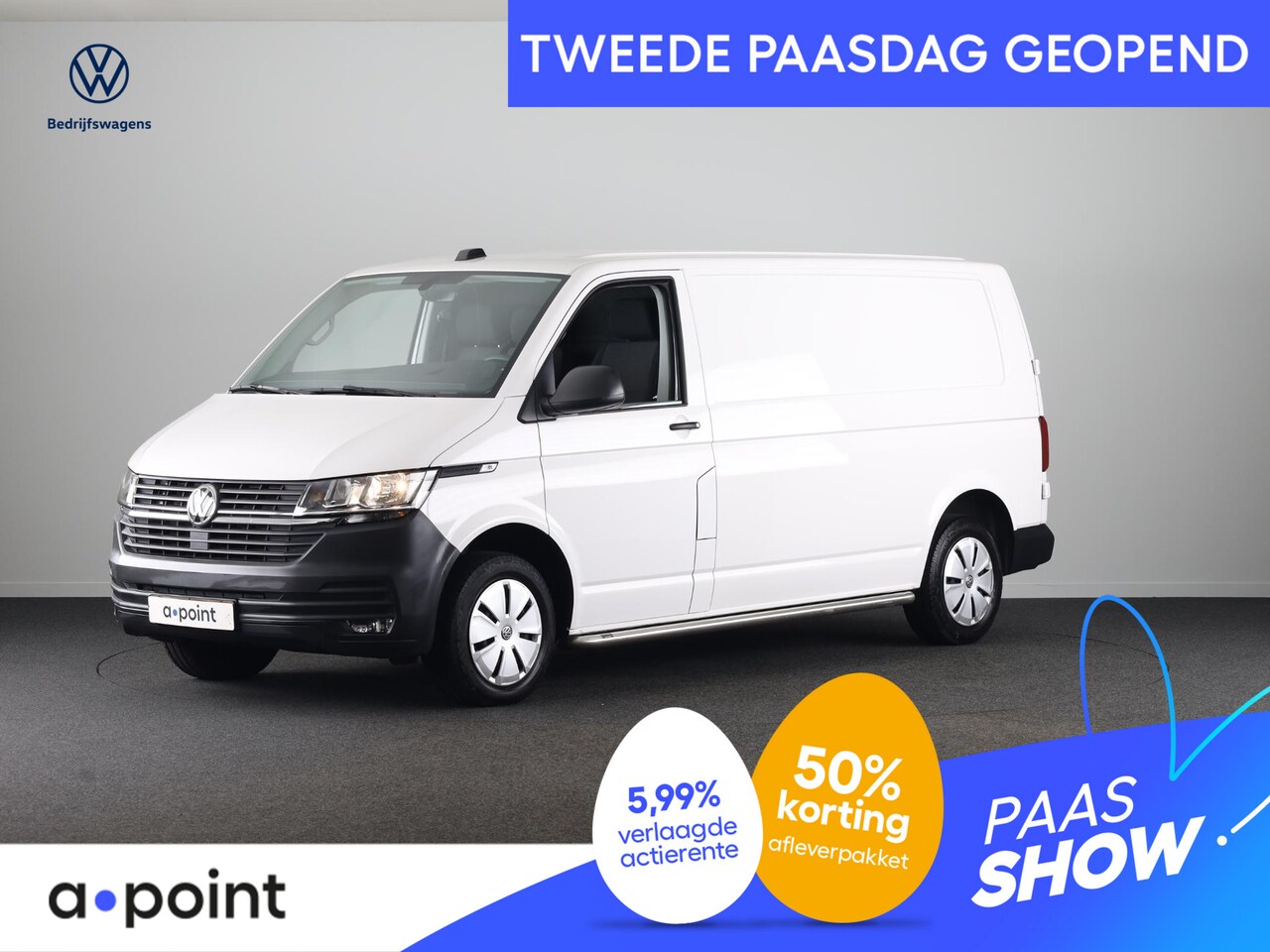 Volkswagen Transporter - 2.0 TDI L2H1 28 Comfortline 110 pk | Verlengde garantie | Navigatie via App | Parkeersenso - AutoWereld.nl