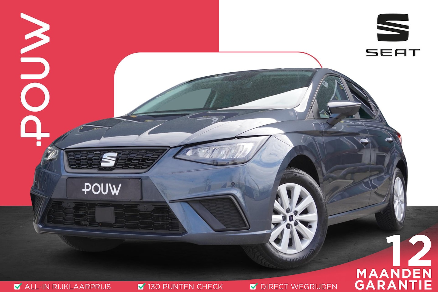 SEAT Ibiza - 1.0 EcoTSI 95pk Style Business Intense Stoelverwarming | FullLink | PDC Voor & Achter | Na - AutoWereld.nl