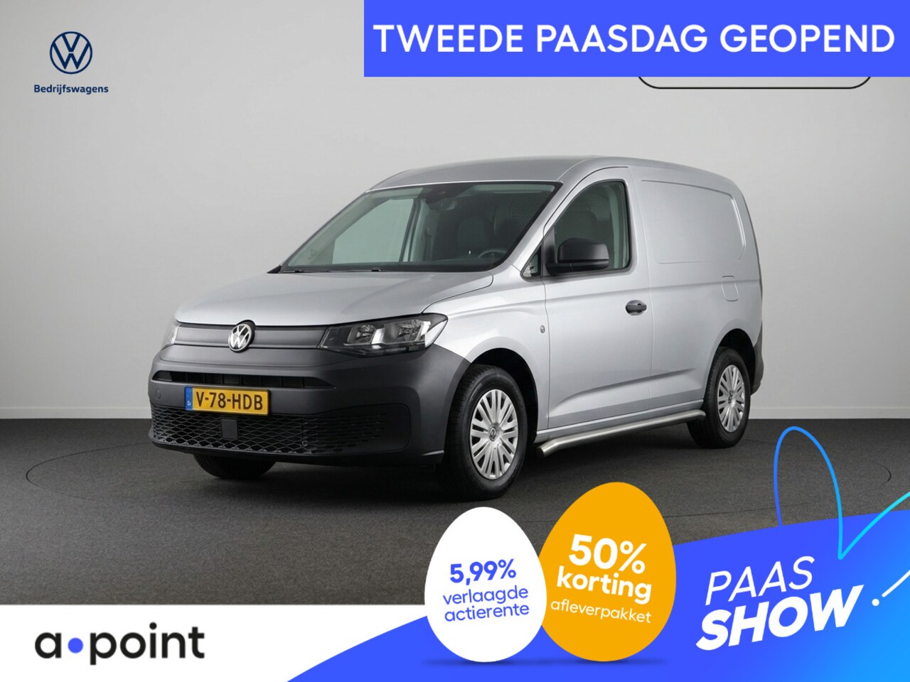 Volkswagen Caddy Cargo - 2.0 TDI 102 pk | Verlengde garantie | Navigatie via App | Parkeersensoren achter | Cruise - AutoWereld.nl