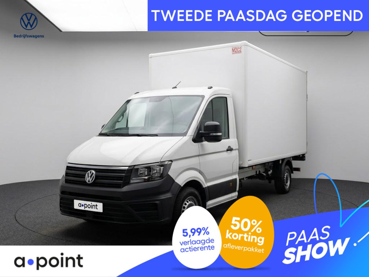 Volkswagen Crafter - 35 2.0 TDI L4 140PK | Laadbak met Laadklep | 433x211x210 | Bakwagen | - AutoWereld.nl