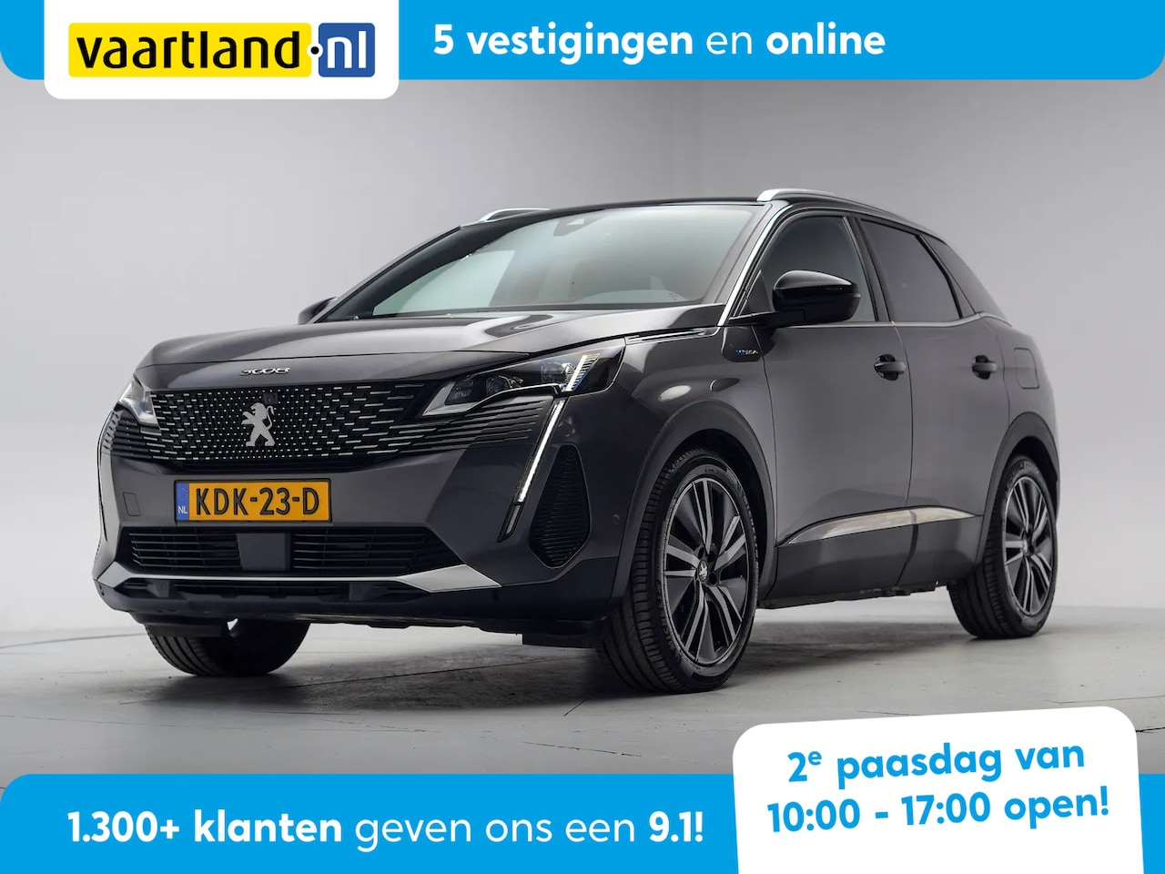 Peugeot 3008 - 1.6 Plug-in Hybrid 225 Allure [ Navi Camera Half-leder Apple/Android ] - AutoWereld.nl