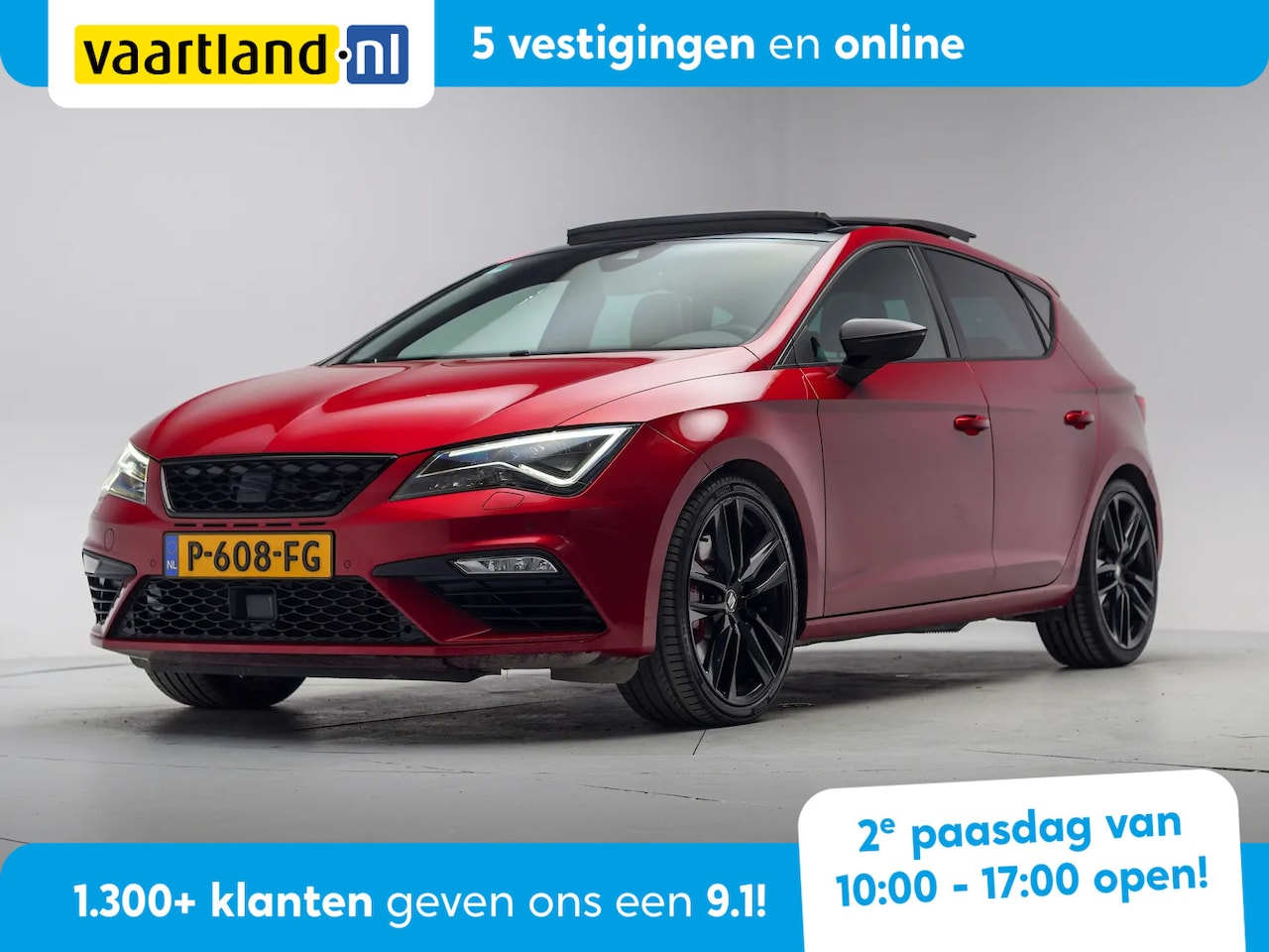 SEAT Leon - 2.0 TSI CUPRA 300 Aut. [ Panorama Navi Camera Stoelverwarming ] - AutoWereld.nl