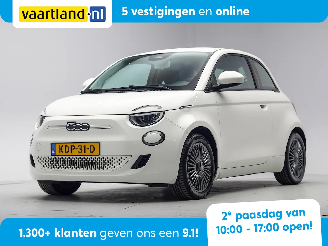 Fiat 500e - Icon 24 kWh [ Led Navi Camera Carplay ] - AutoWereld.nl