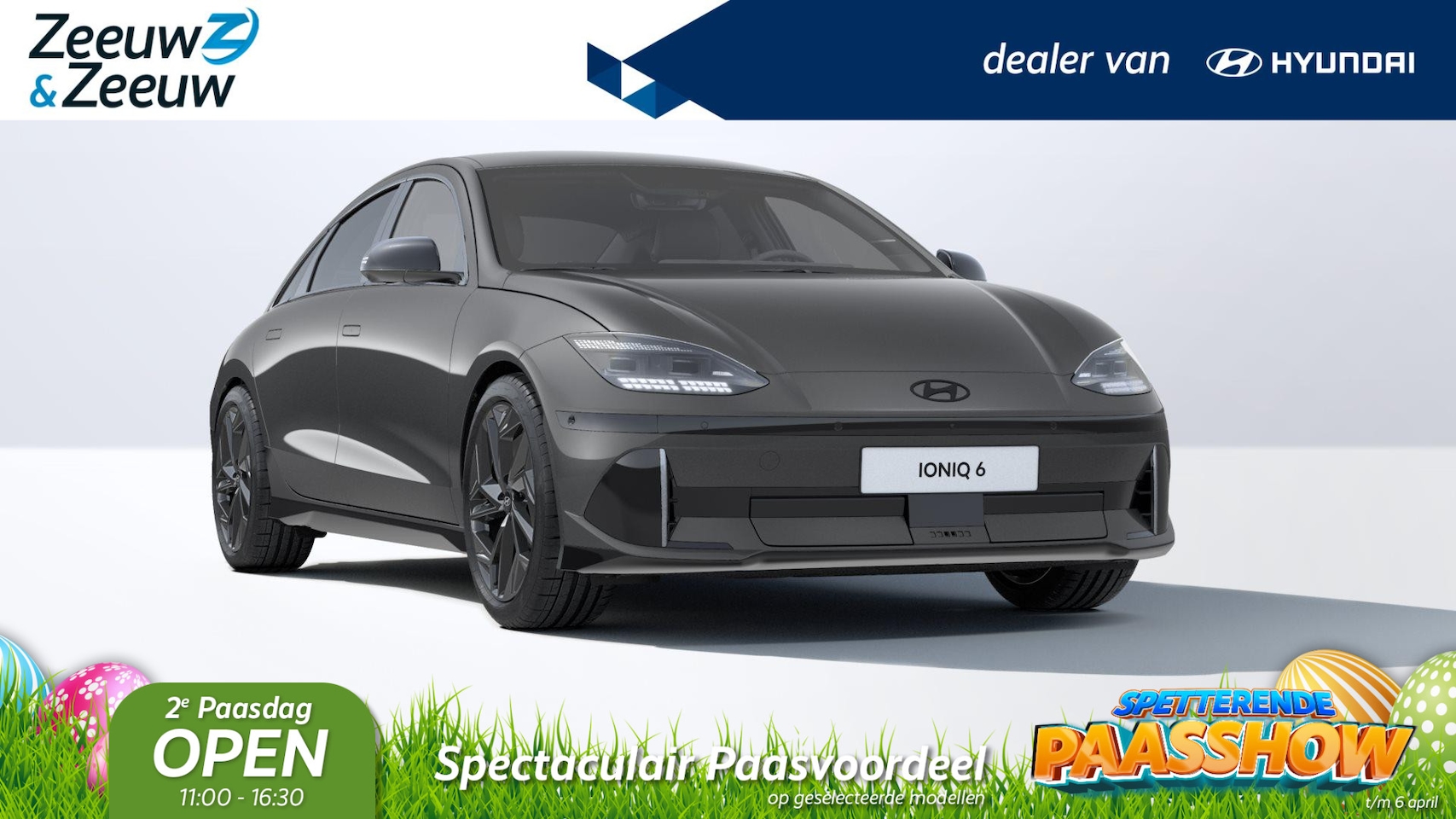 Hyundai IONIQ 6 - Business 77.4 kWh | VAN 47890,- VOOR: 39890,- | Actie Prijs!!| OP = Op | verschillende kle - AutoWereld.nl