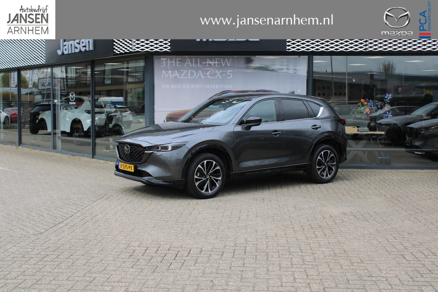 Mazda CX-5 - 2.0 e-SkyActiv-G M Hybrid 165 Homura 2.0 e-SkyActiv-G M Hybrid 165 Homura , Automaat, Comfort Pack, Leder, 360 Camera, Bose, St - AutoWereld.nl