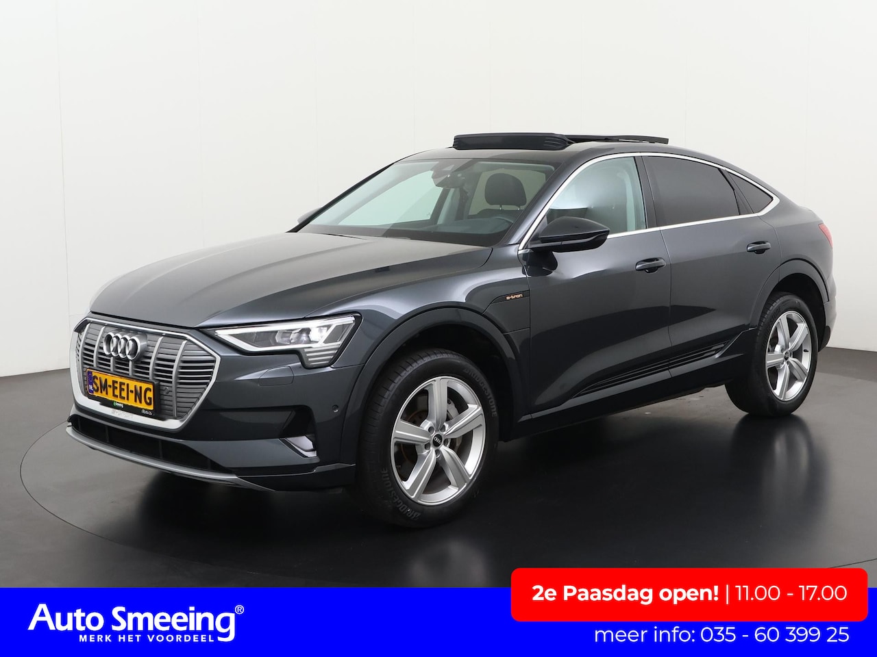 Audi e-tron Sportback - 55 quattro Advanced Plus 95 kWh | SOH 94% | Valcona Leder | Panoramadak | Head Up | Zondag - AutoWereld.nl