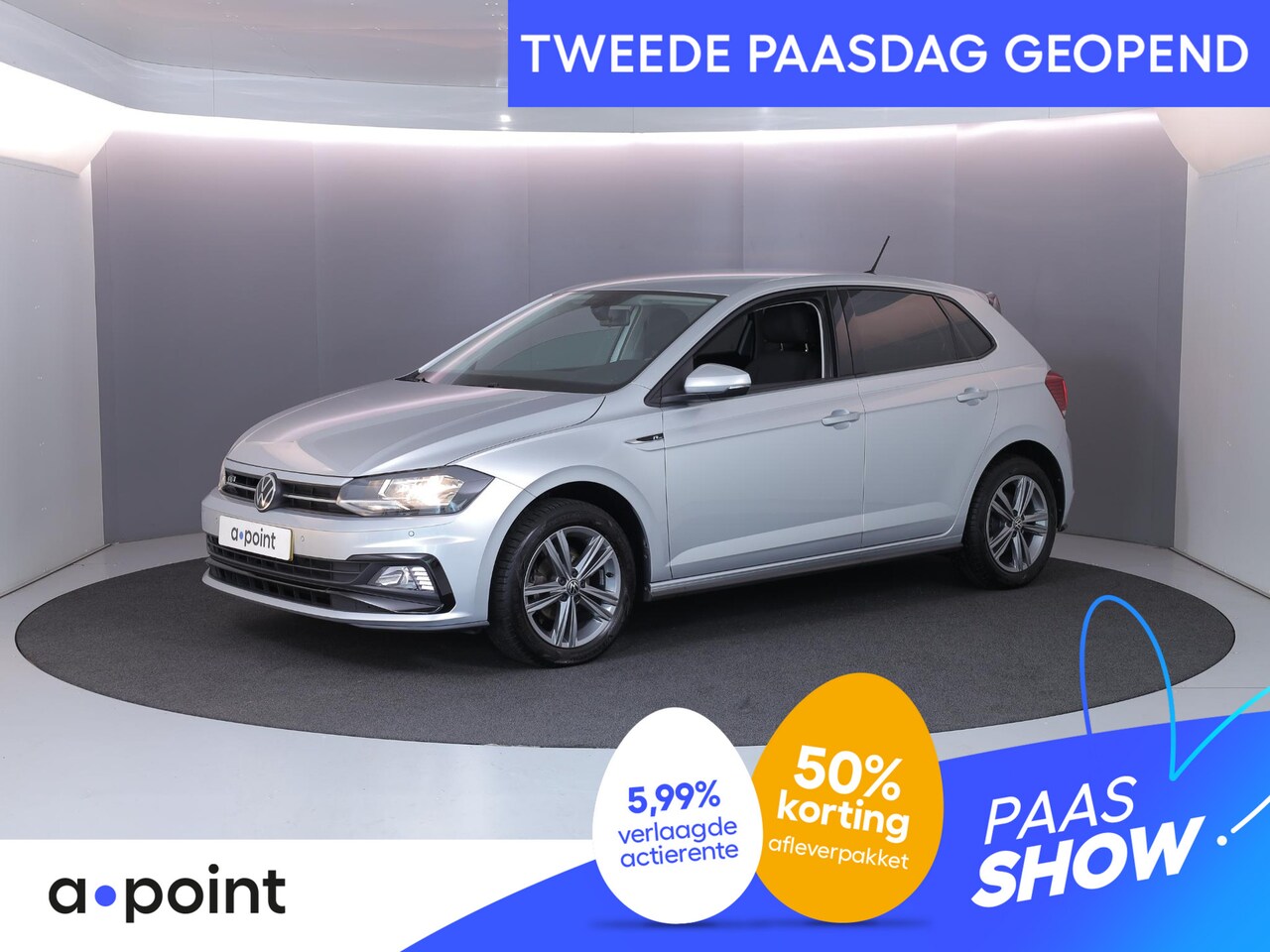 Volkswagen Polo - 1.0 TSI R-Line Edition 95pk 5bak| Navi| 16'LM-velgen| Extra getint glas| Parksensors - AutoWereld.nl
