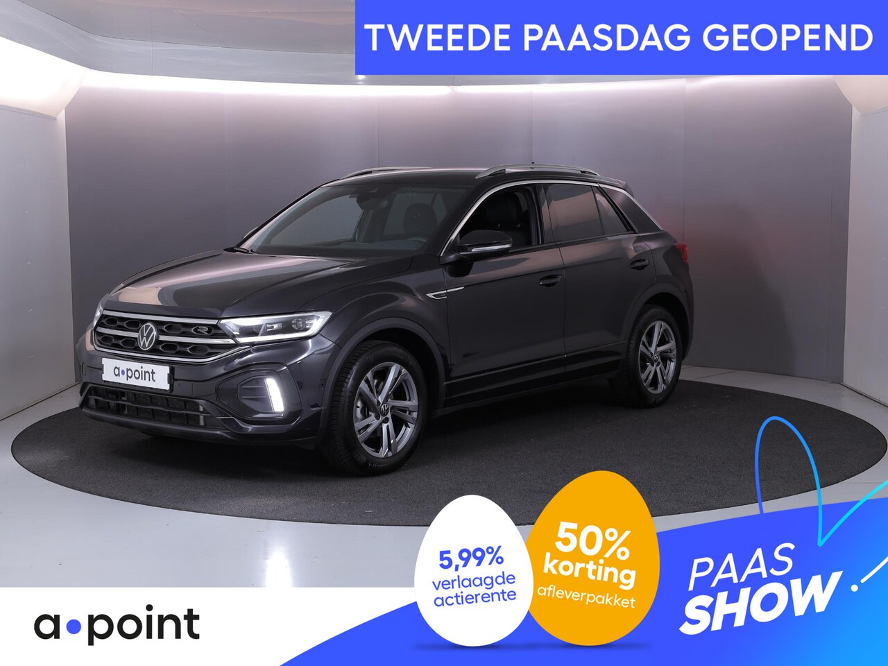 Volkswagen T-Roc - 1.5 TSI R-Line 150 PK DSG | Navigatie | Trekhaak afneembaar | ErgoActive Stoel Pakket | Pa - AutoWereld.nl