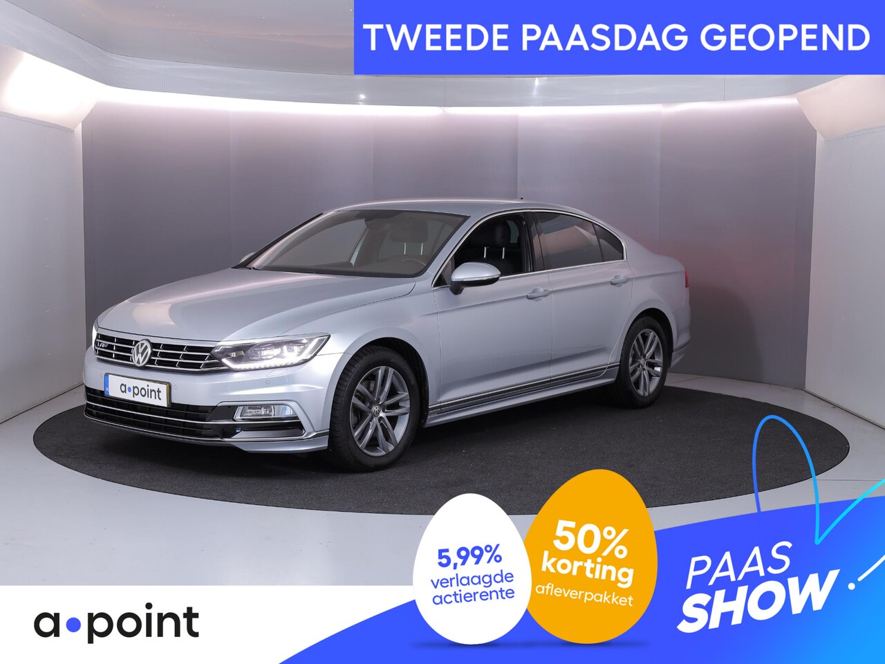 Volkswagen Passat - 1.4 TSI Highline Business R 125pk DSG| digital display| Camera| verwarmde voorruit en -sto - AutoWereld.nl