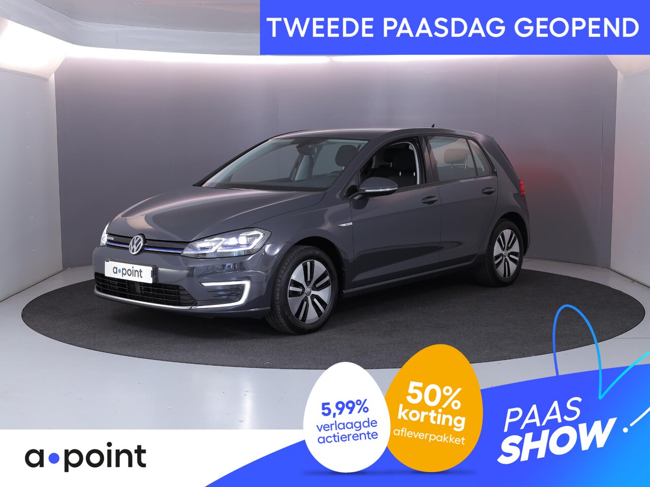 Volkswagen e-Golf - E-DITION 136 pk | SOH 94%| Navigatie | Parkeersensoren | Adaptieve cruise control | LED ko - AutoWereld.nl