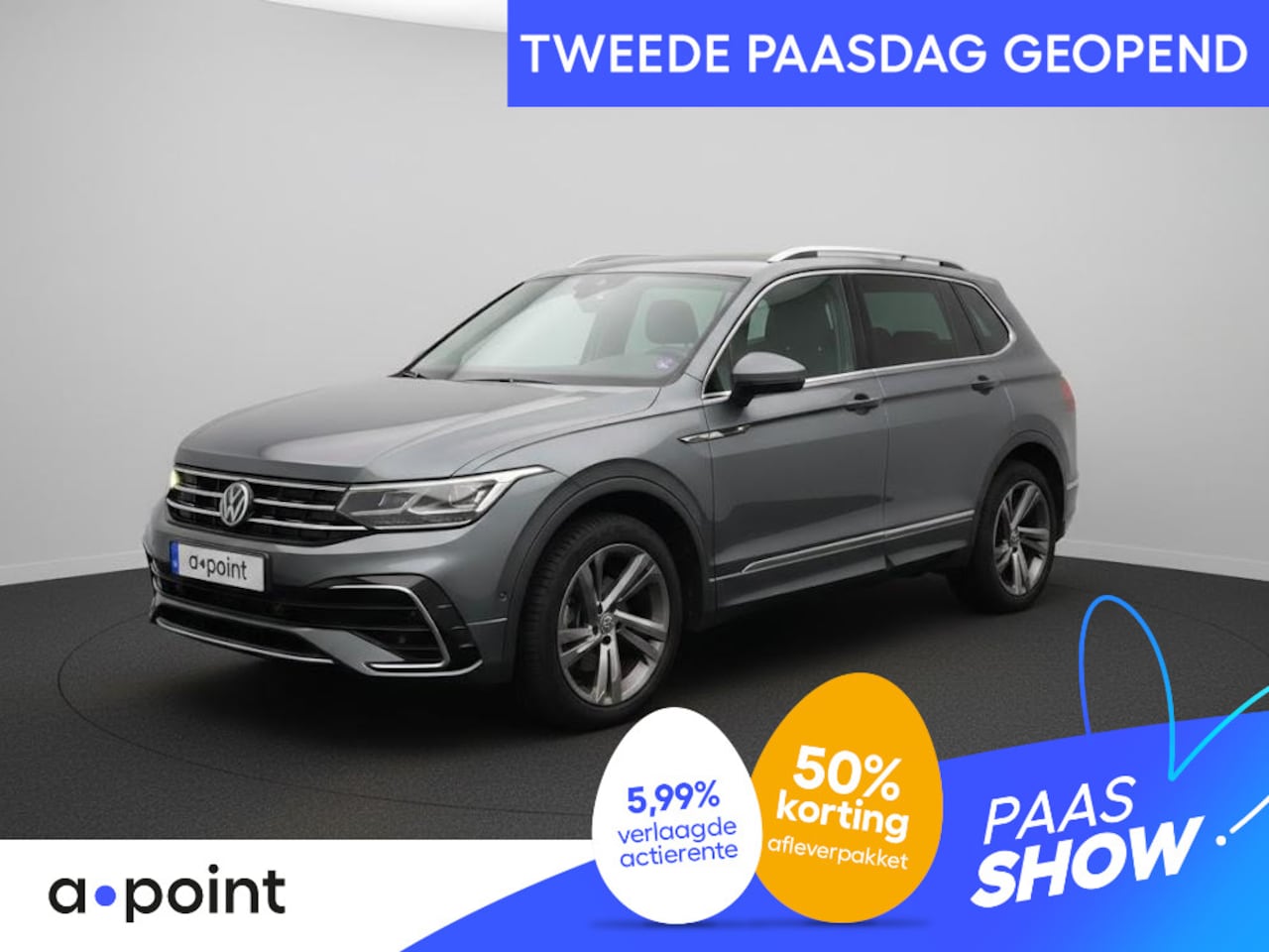 Volkswagen Tiguan Allspace - 1.5 TSI R-Line Business+ 7p. 150pk DSG| Camera| 19'LMvelgen| Pano-dak| Matrix LED - AutoWereld.nl
