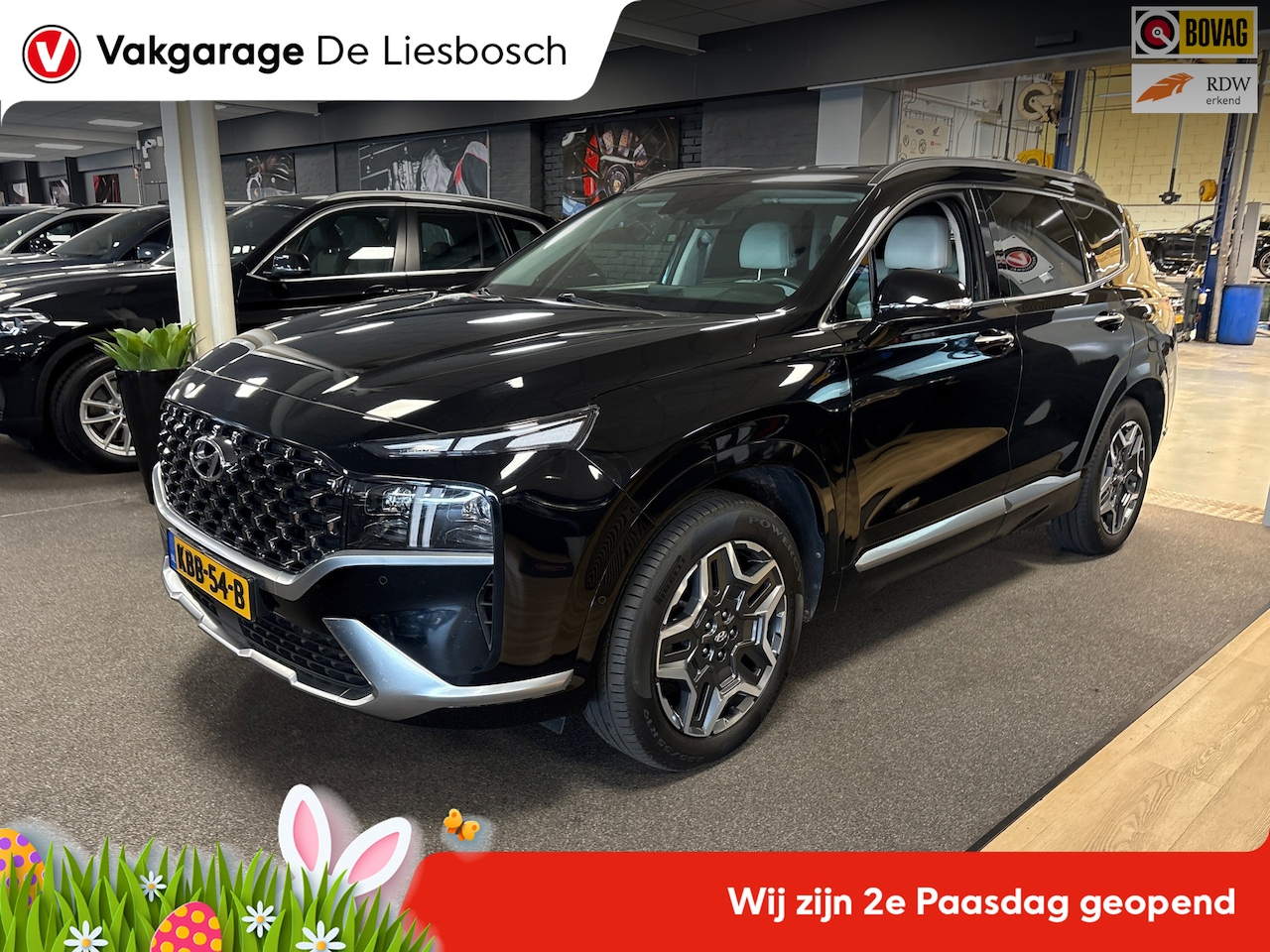 Hyundai Santa Fe - 1.6 T-GDI PHEV 4wd Premium 7p.navi,leer,krell audio,head up,stoel koeling - AutoWereld.nl