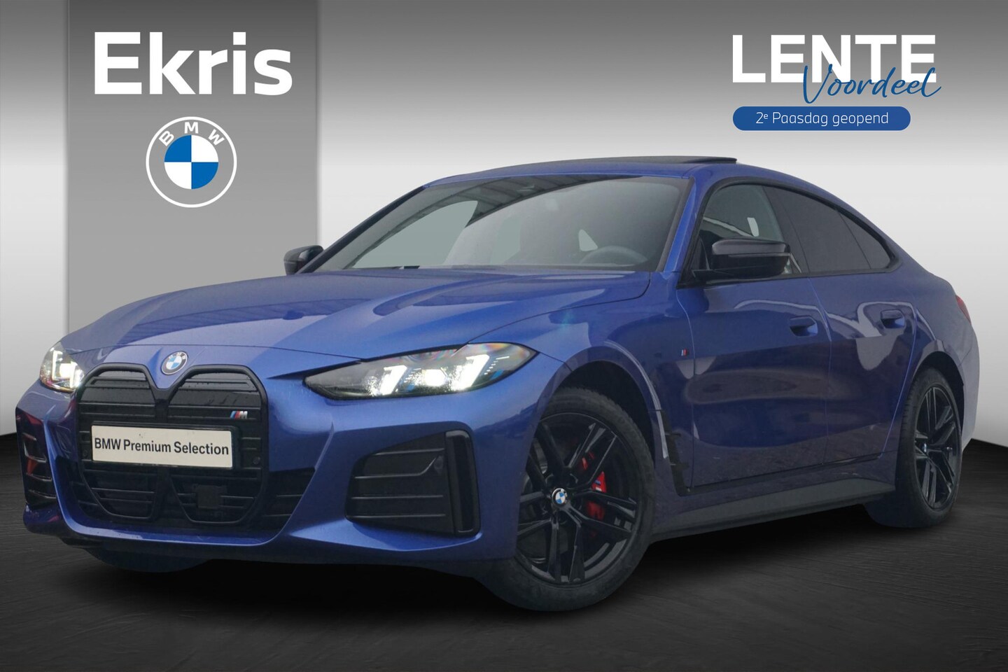 BMW i4 - eDrive40 M Sportpakket Pro | Schuif-/kanteldak | Active Cruise Control | Verwarmde stoelen - AutoWereld.nl