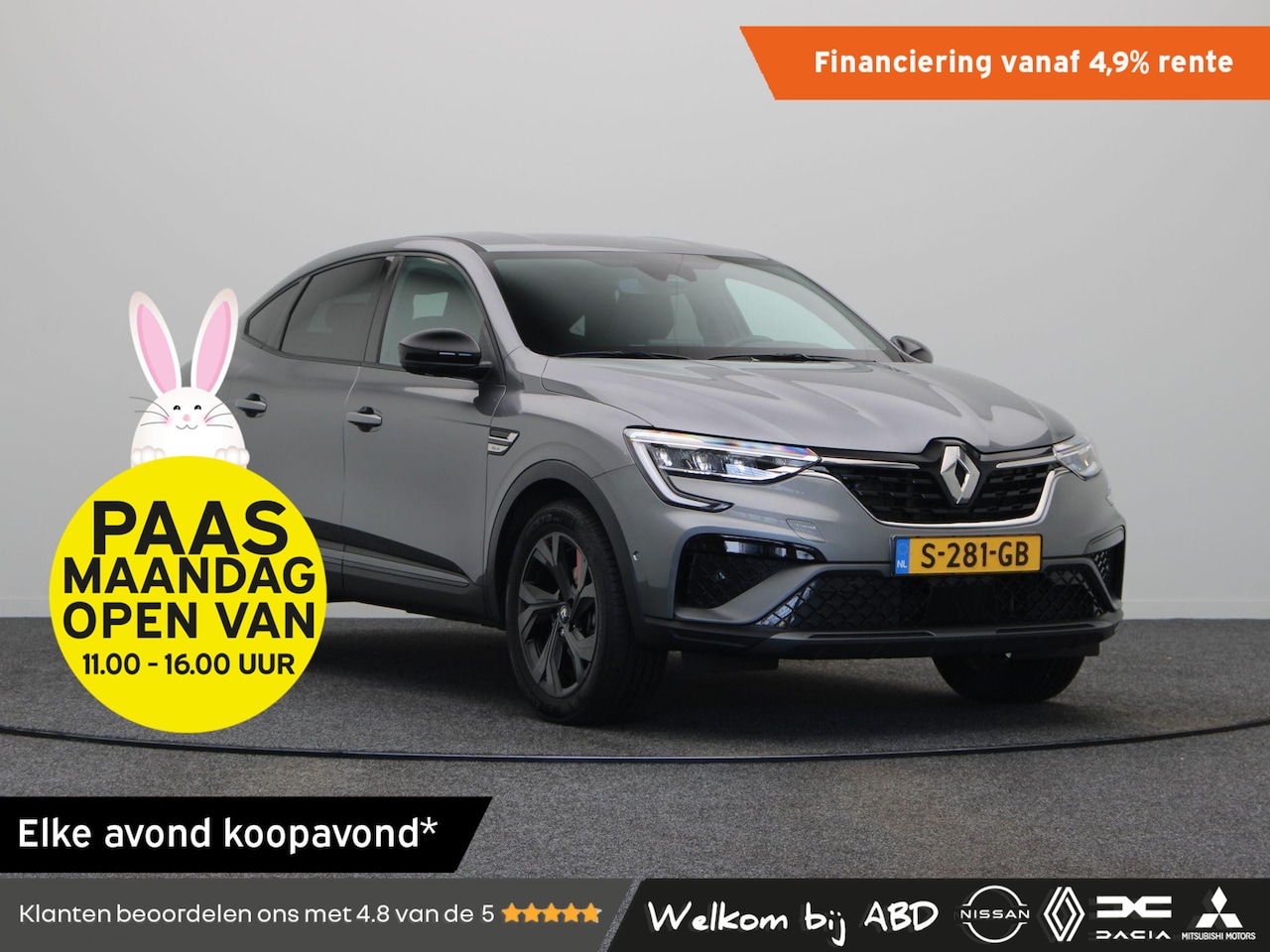 Renault Arkana - 145pk E-Tech Hybrid R.S. Line | 1e Eigenaar! | Stoel & Stuurverwarming | Trekhaak | Elektr - AutoWereld.nl