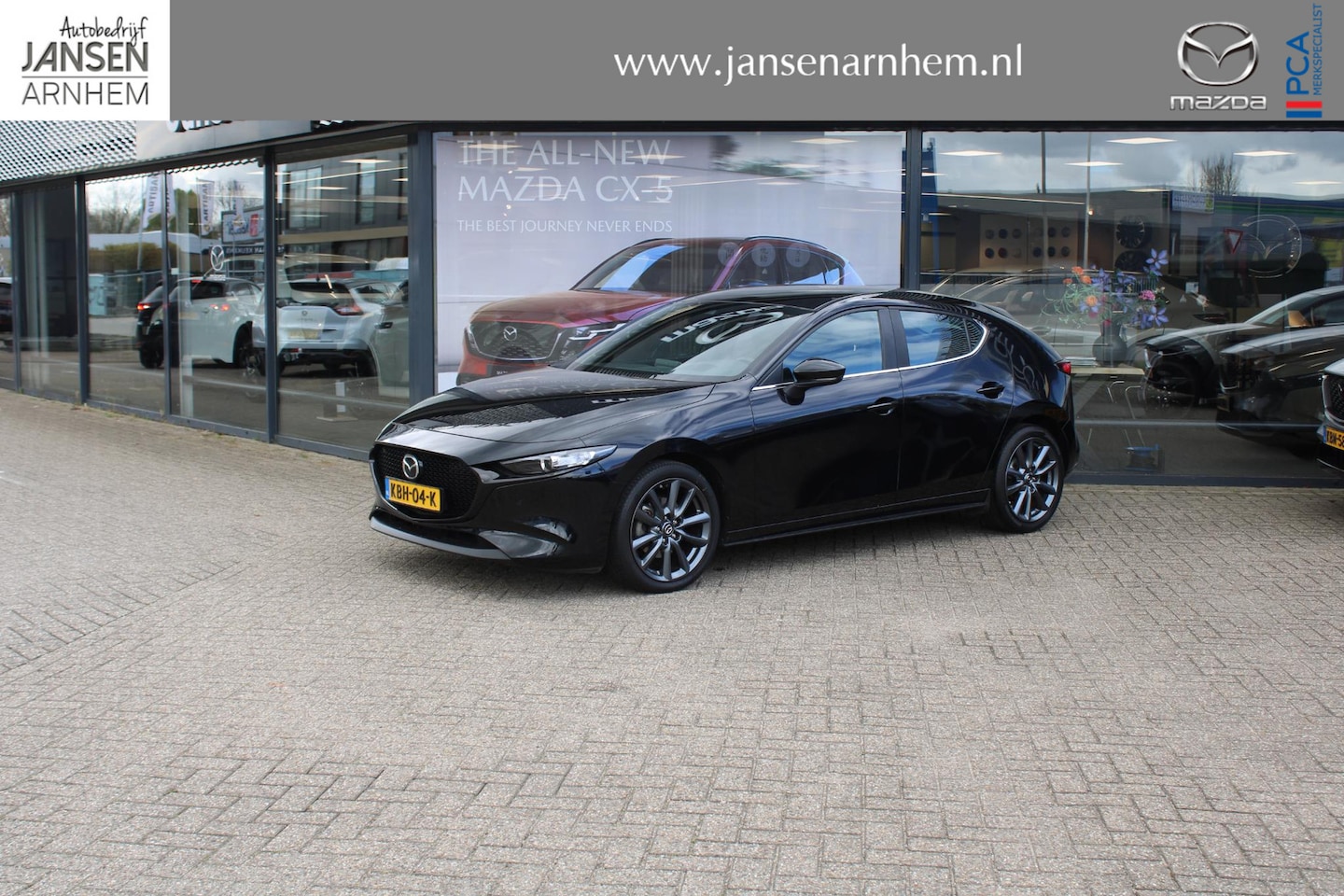 Mazda 3 - HB 2.0 e-SkyActiv-G 122 M Hybrid 122 Comfort , Automaat, Adap.Cruise, Navi, Apple Carplay, - AutoWereld.nl